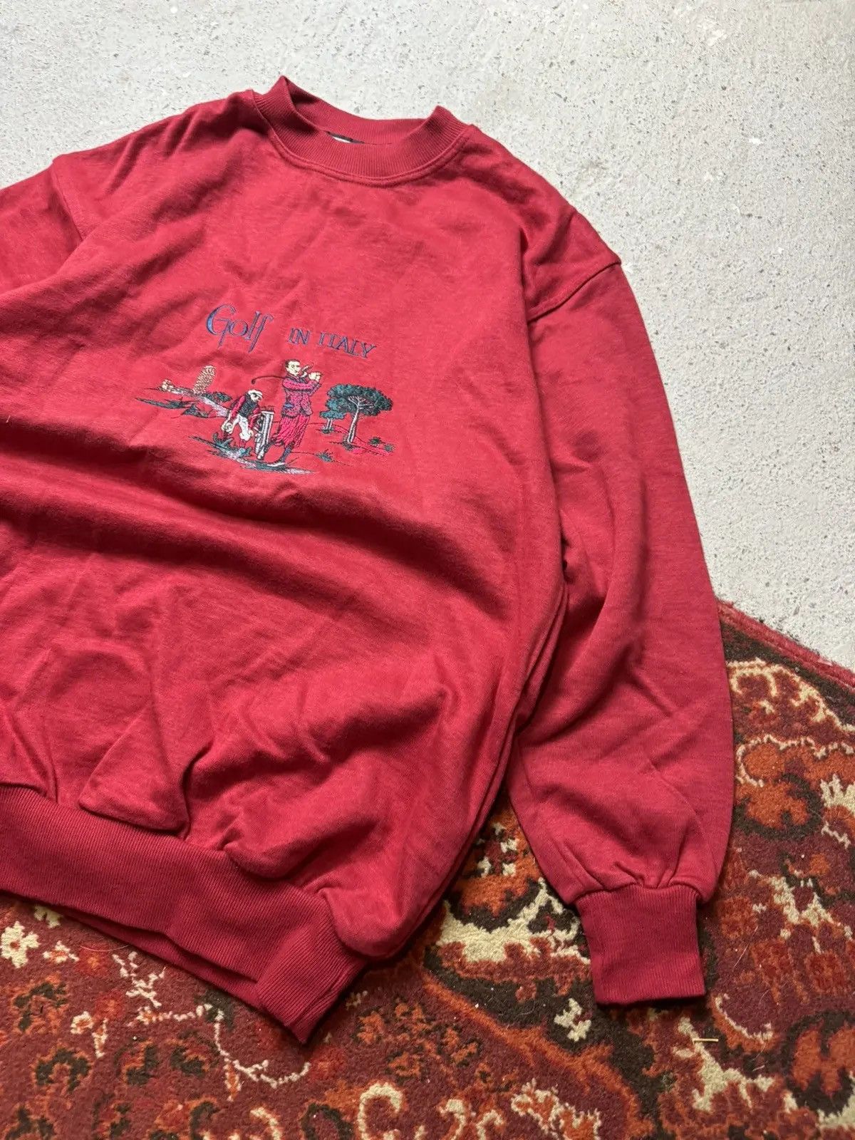 Vintage Vintage Y2K Golf In Italy Burberry Style Embroidered Sweater Size US S / EU 44-46 / 1 - 3 Thumbnail