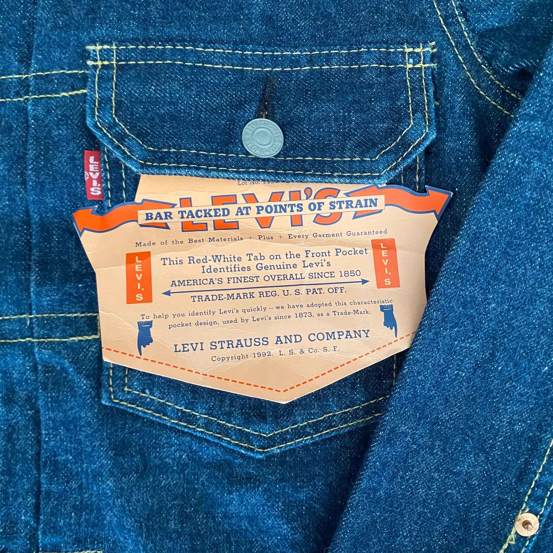 Levi's Levi's LVC 507 Type 2 Raw Denim Jacket Japan 38 Size US S / EU 44-46 / 1 - 5 Thumbnail
