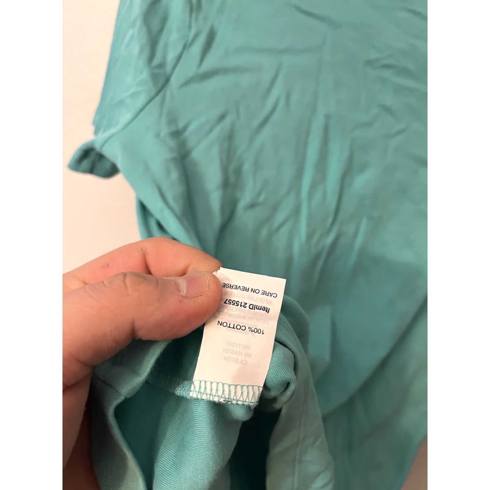 Vintage LL Bean Women's S Basic Short Sleeve Cotton T Shirt Blue Womens Shirt S Blue Basic Cotton T-Shirt LL Bean 215557 Size S / US 4 / IT 40 - 4 Thumbnail