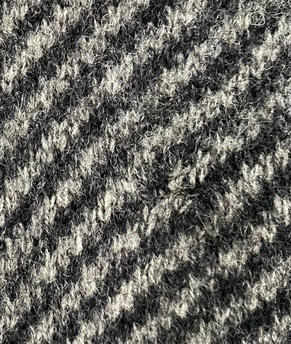 Joseph Abboud 90’s Wool Grey Patterned Sweater W/ Elbow Patches 2XL Size US XXL / EU 58 / 5 - 9 Thumbnail