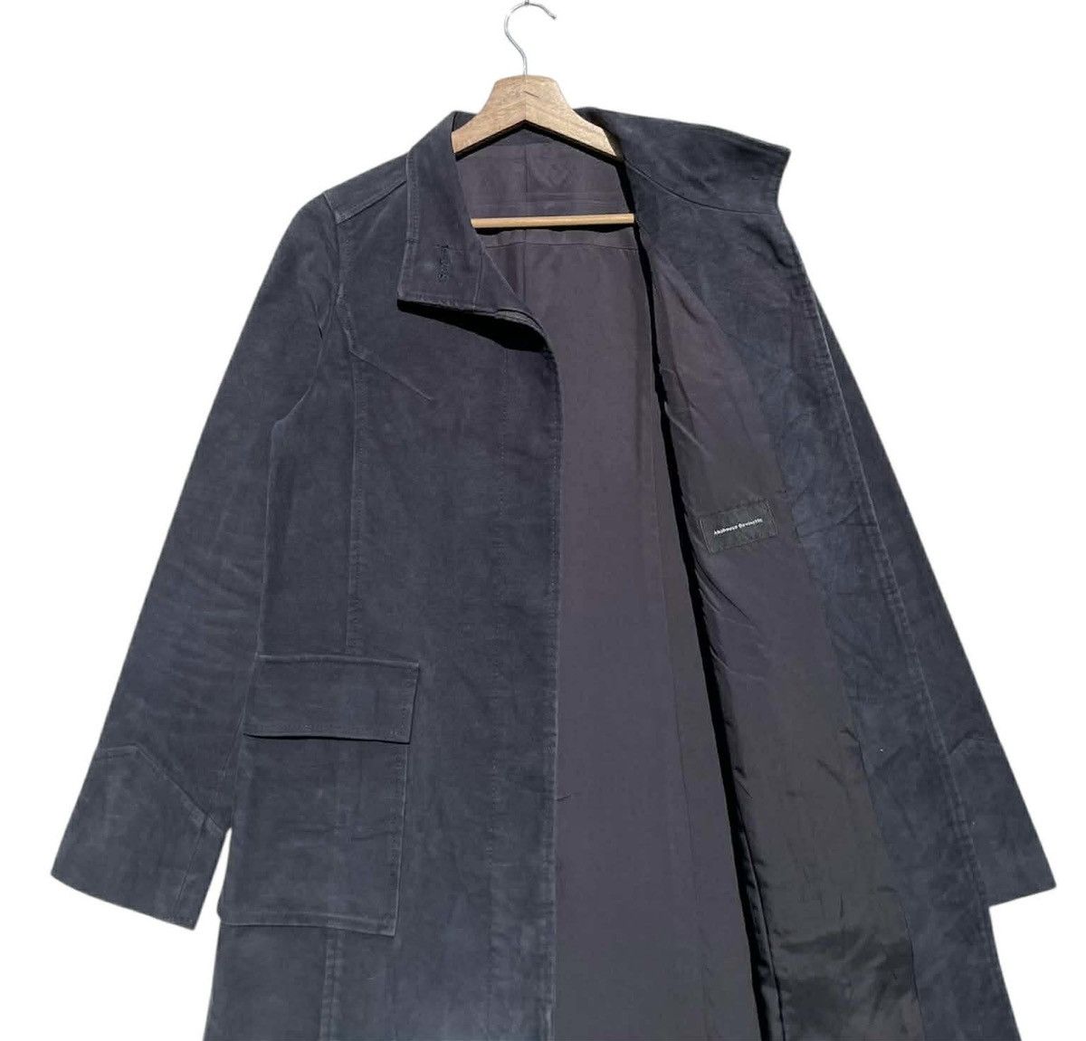 ABAHOUSE RARE🔥 Abahouse Devinette Corduroy trench coat with collar Size S / US 4 / IT 40 - 4 Thumbnail