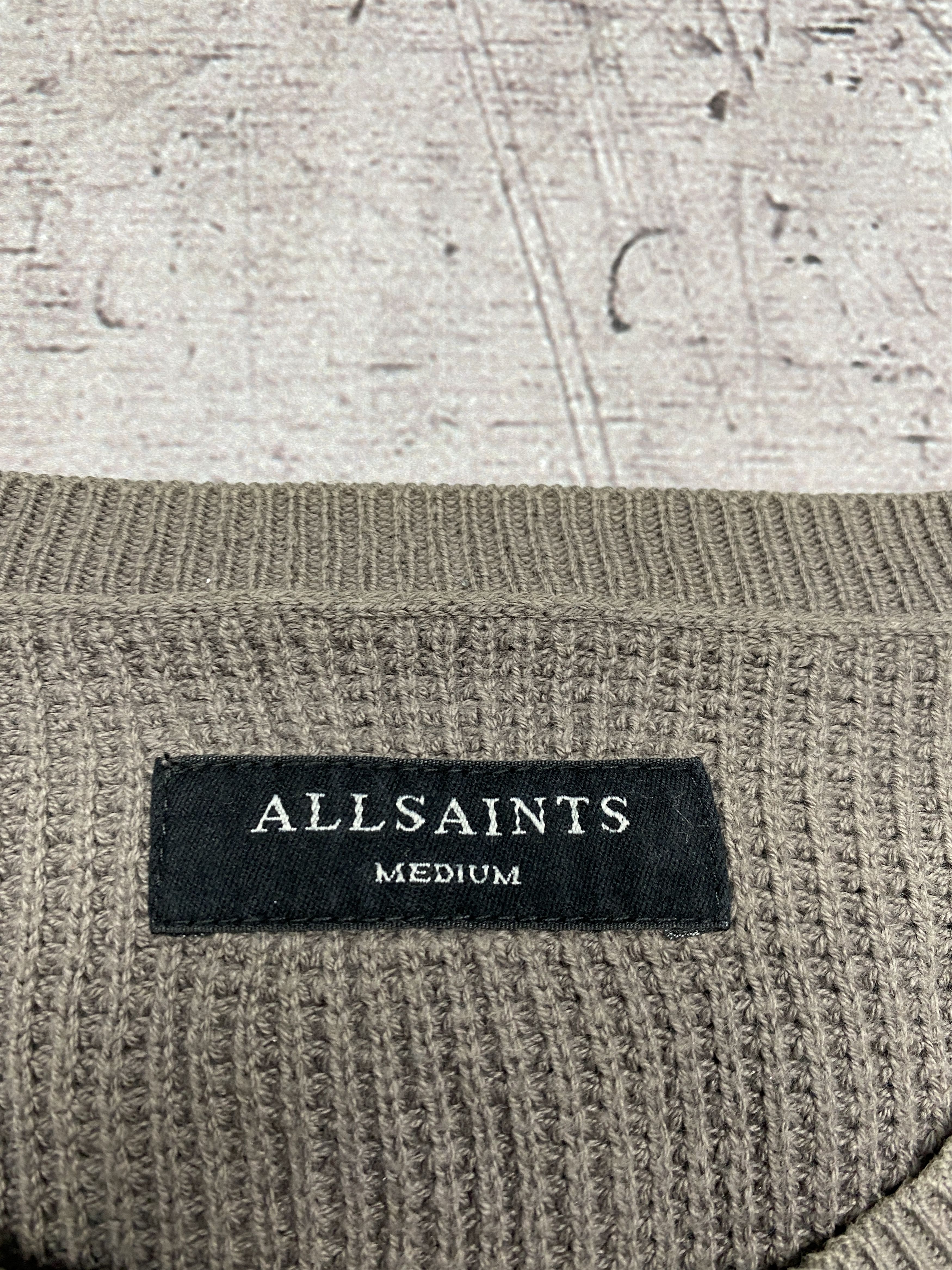 Allsaints Allsaint Vintage Mens Trias Crew Neck Knit Sweater Size US M / EU 48-50 / 2 - 5 Thumbnail