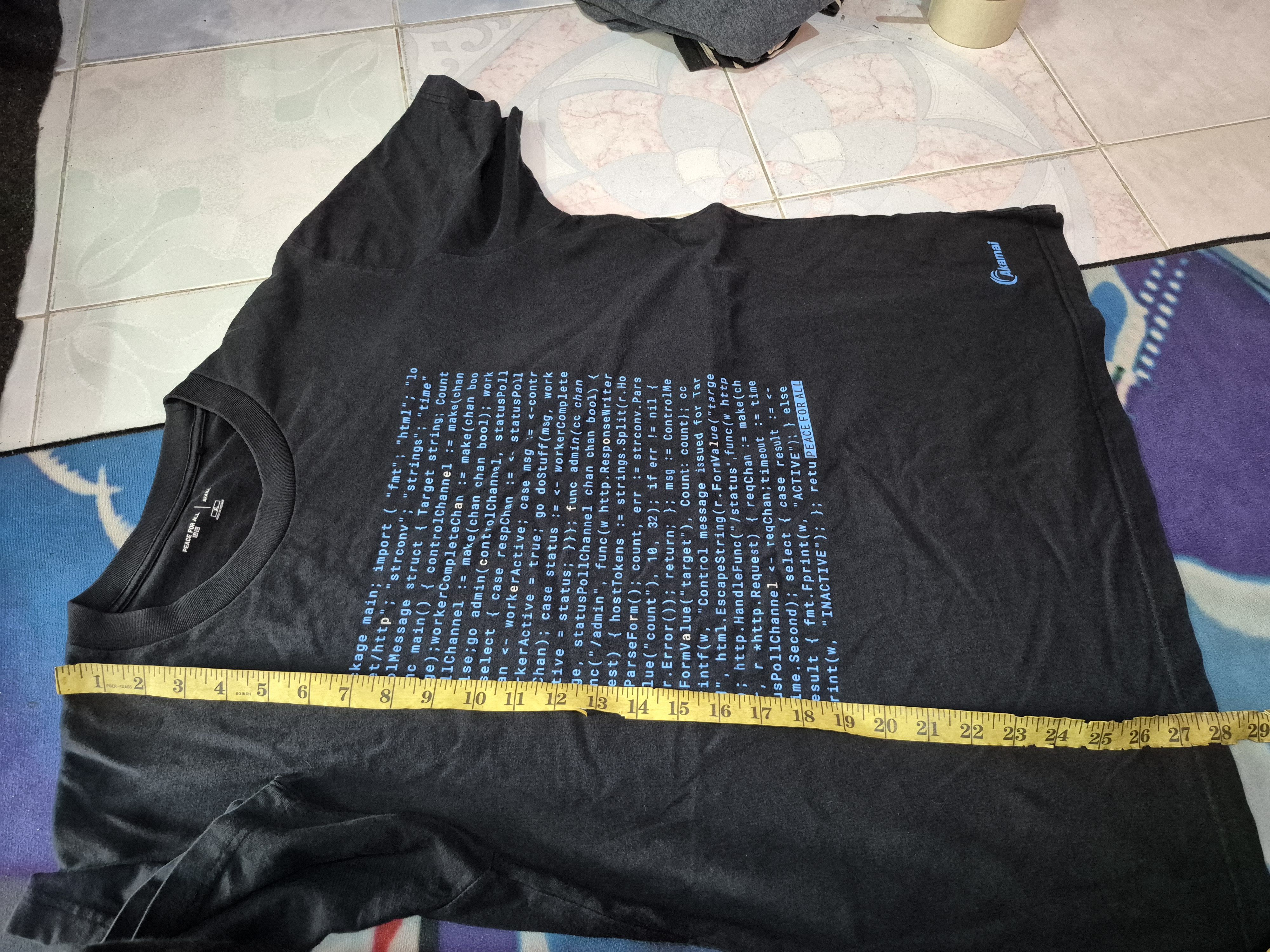 Japanese Brand 🔥 Uniqlo Peace for All Akamai Tee Size US XL / EU 56 / 4 - 9 Thumbnail