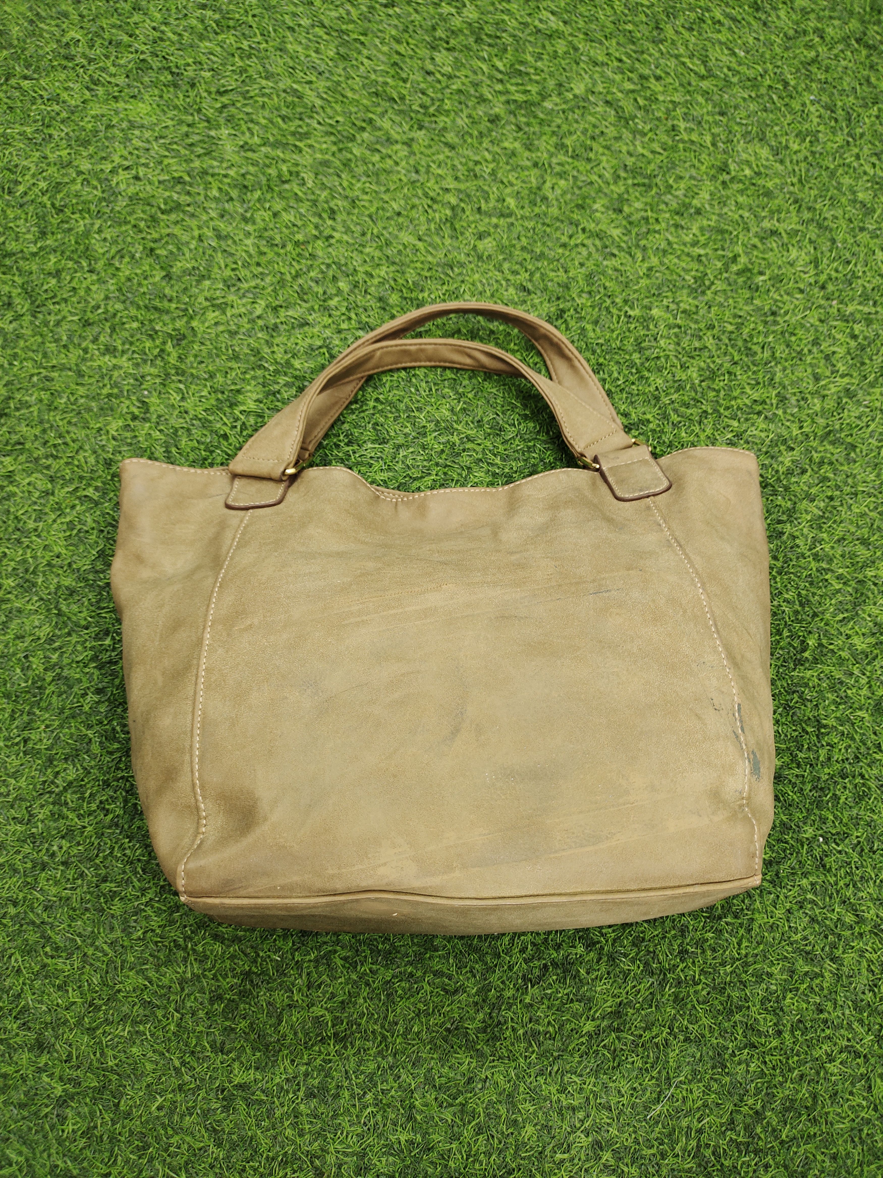 Beams Japan Vintage Beams Japan Patina Full Leather Tote Bag Size ONE SIZE - 4 Thumbnail