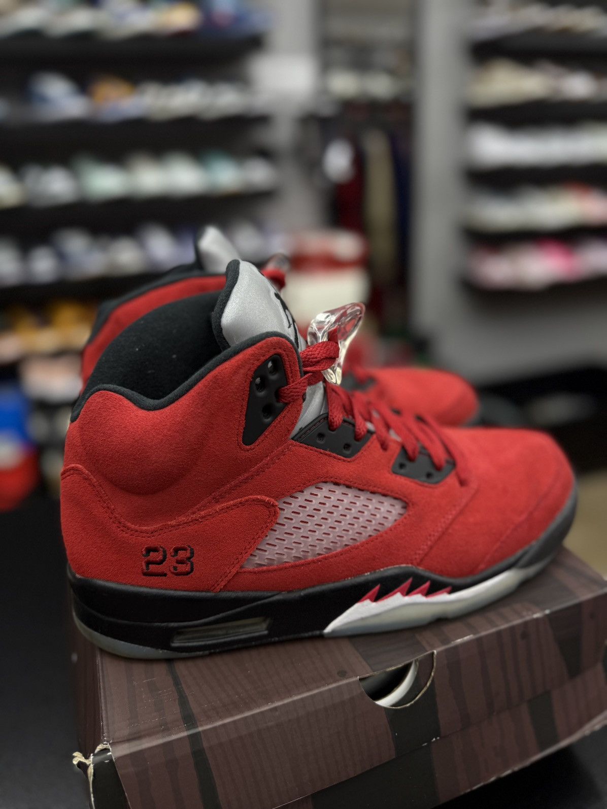 Nike Jordan 5 Raging Bulls Size 10.5 (DD0587-600) 🧼 Size US 10.5 / EU 43-44 - 8 Thumbnail