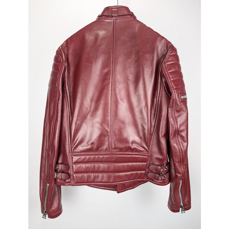 Tom Ford o1rshd1 Leather Jacket in Burgandy Size US L / EU 52-54 / 3 - 14 Thumbnail