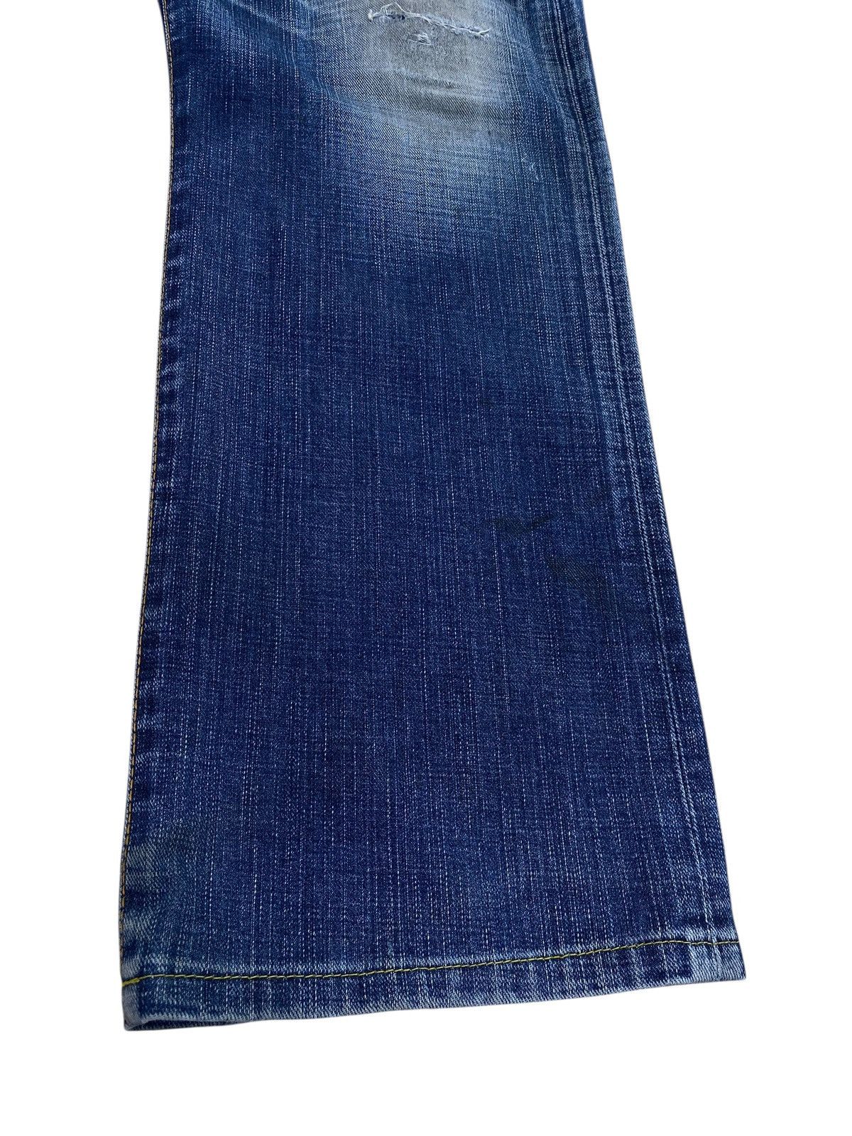 Edwin Edwin Mud Wash Ripped Style Loose Jean Size US 33 - 5 Thumbnail