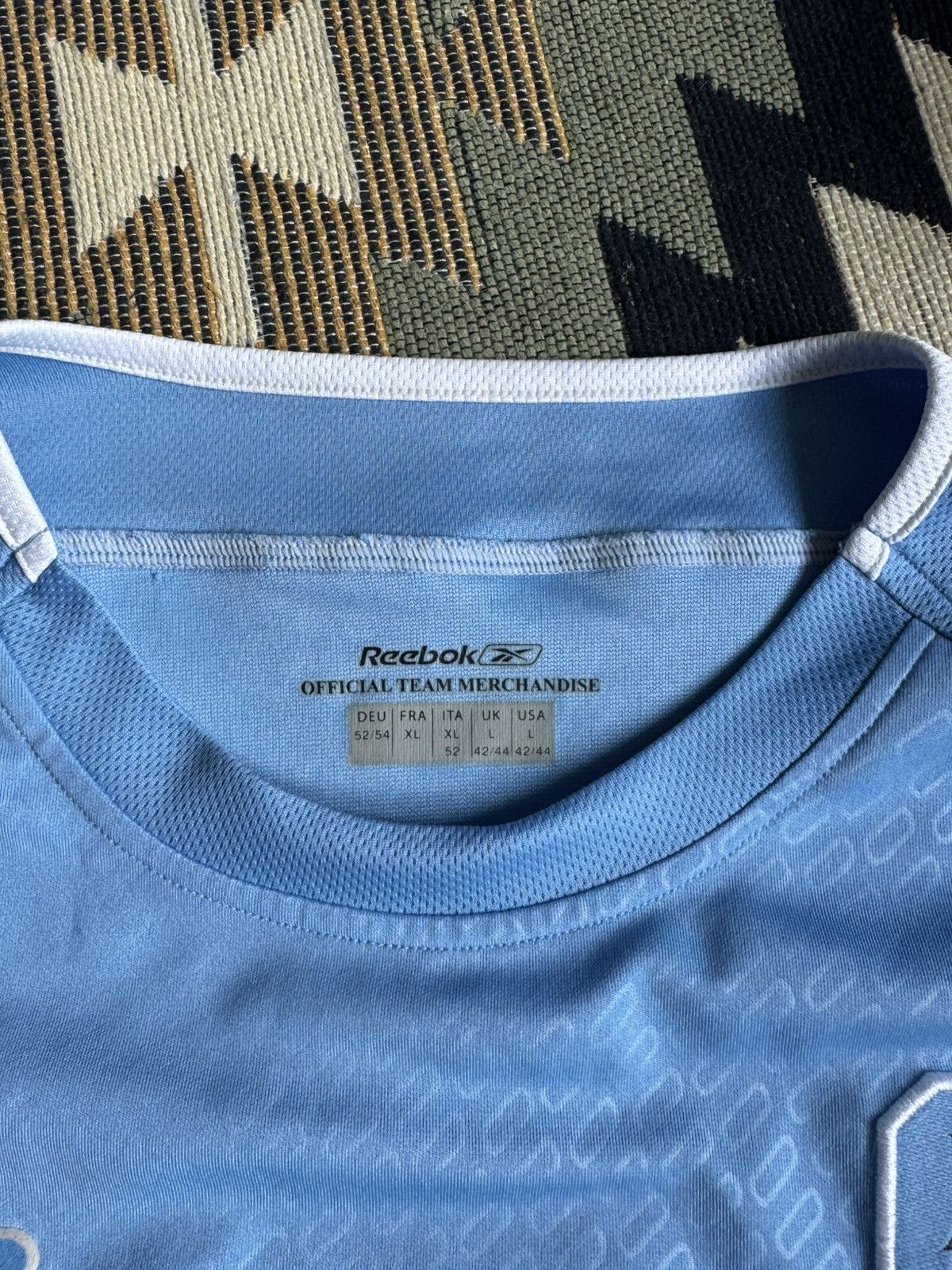 Reebok Vintage 2004/05 Manchester City Blockcore Jersey Size US XL / EU 56 / 4 - 10 Thumbnail