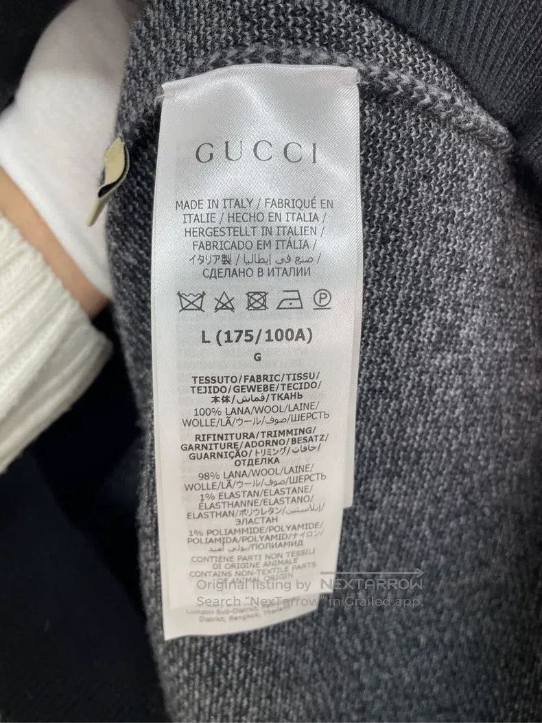Gucci Gucci Full-printed logo knitted cardigan Size US M / EU 48-50 / 2 - 3 Thumbnail