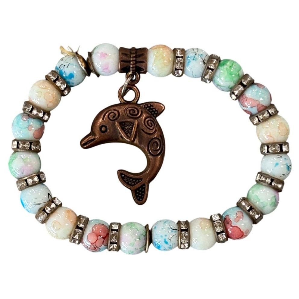 Other Stretch Bracelet With Dolphin Charm Size ONE SIZE - 1 Thumbnail