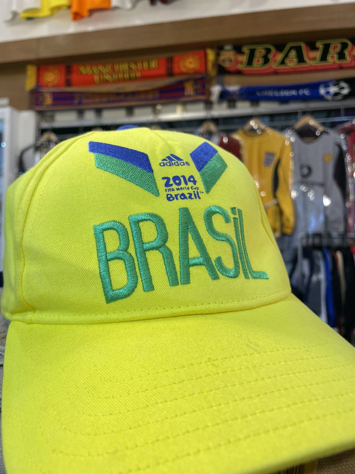 Adidas 2014 Adidas Brazill Football Cap Size ONE SIZE - 3 Thumbnail