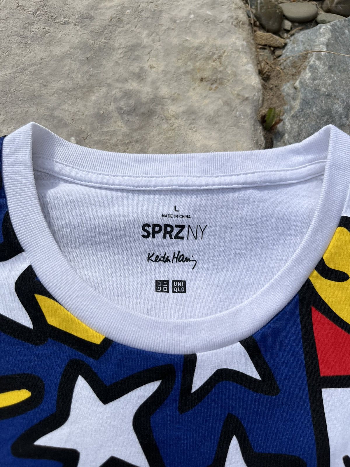 Keith Haring × Uniqlo Uniqlo SPRZ NY Keith Haring USA America flag tee t-shirt Size US L / EU 52-54 / 3 - 10 Thumbnail