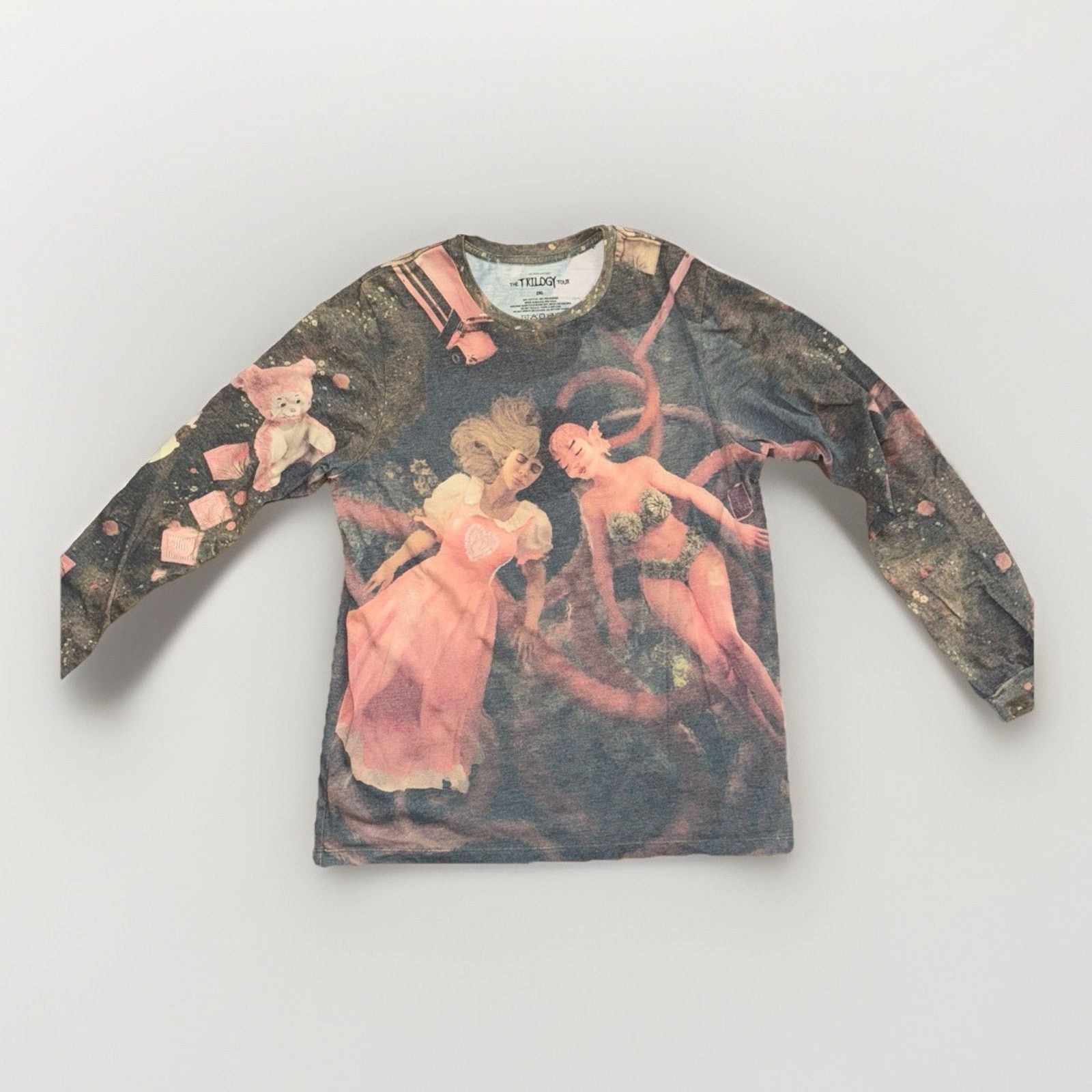 Band Tees × Hot Topic × Vintage Melanie Martinez Cry Baby Long Sleeve Graphic Shirt 2XL Rare Size US XXL / EU 58 / 5 - 1 Thumbnail
