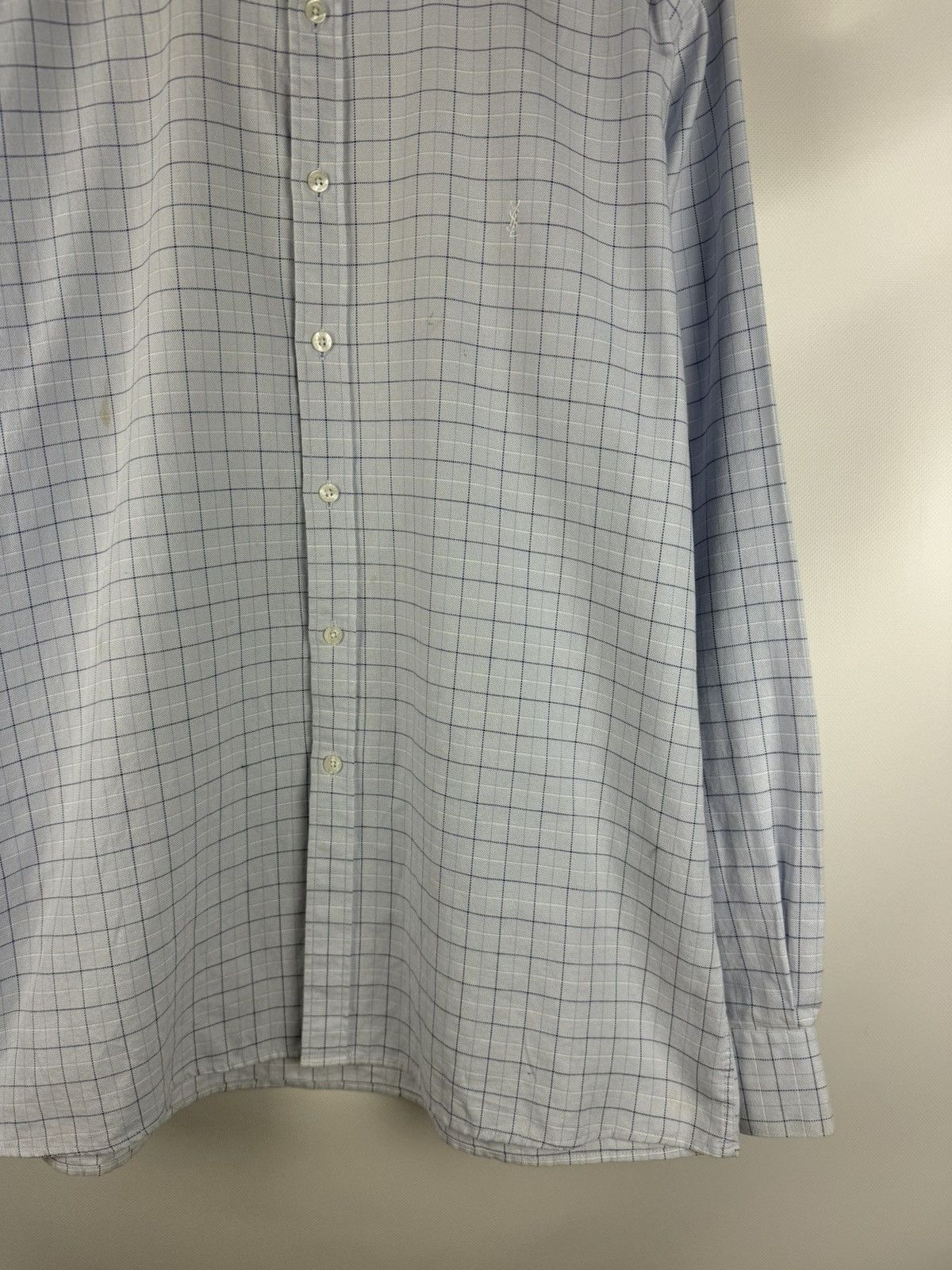 Yves Saint Laurent YSL Vintage Yves Saint Laurent L/S Plaid Button Up Shirt Size US L / EU 52-54 / 3 - 4 Thumbnail