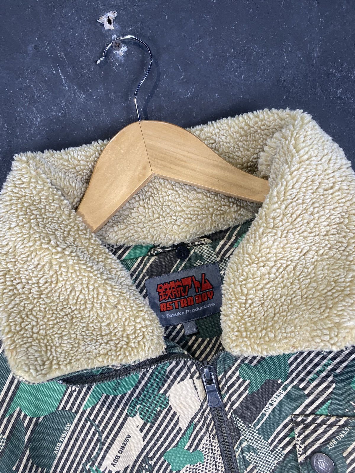 Anime × Japanese Brand × Vintage 90s Tezuka Production Astro Boy Detroit Sherpa Jacket Size US XL / EU 56 / 4 - 5 Thumbnail