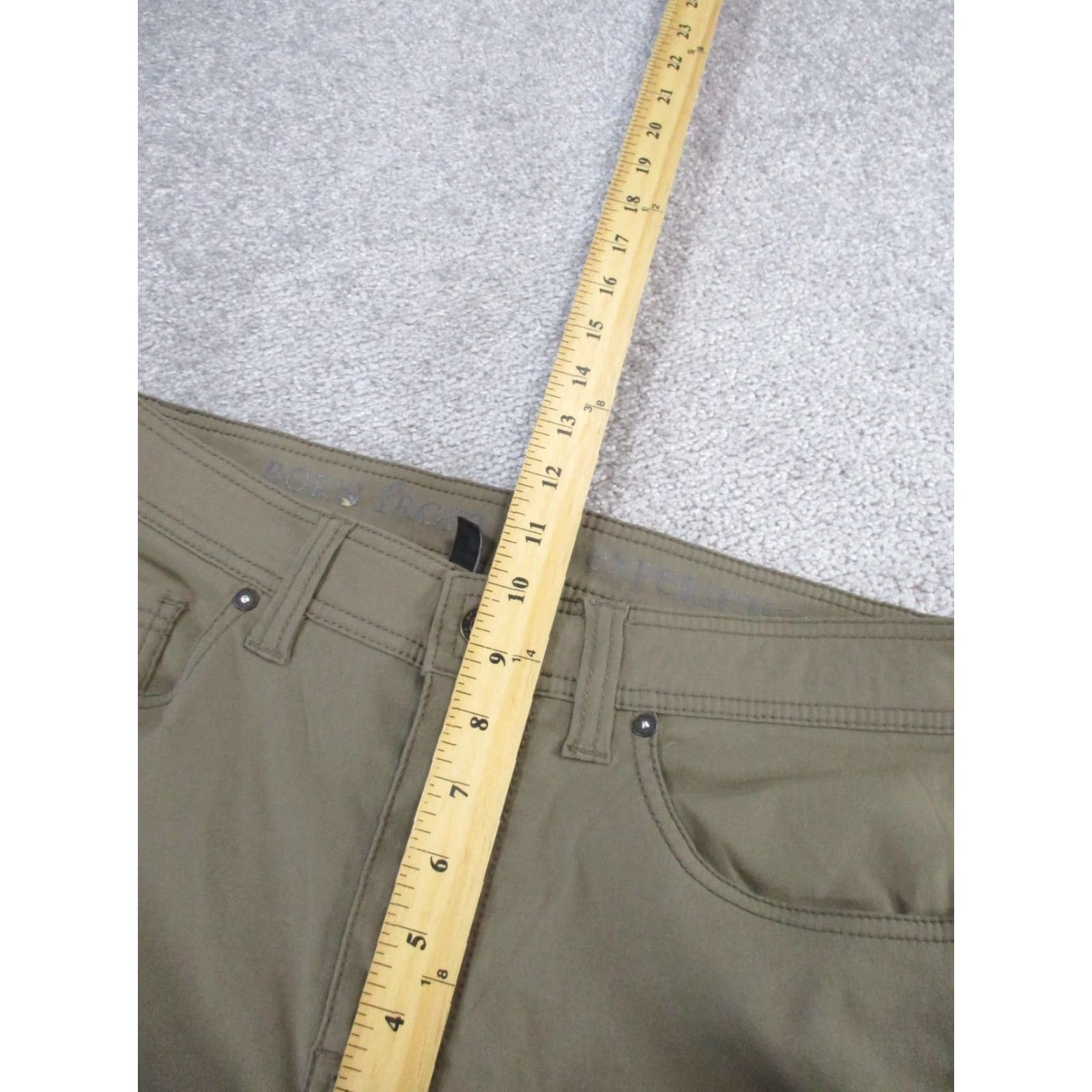 Prana Prana Pants Mens 32 Slim Fit 32X27 Brown Nylon Flat Front Knit Chino Logo Nature Sports 90s? (No, ensure no new info) Size US 32 / EU 48 - 6 Thumbnail