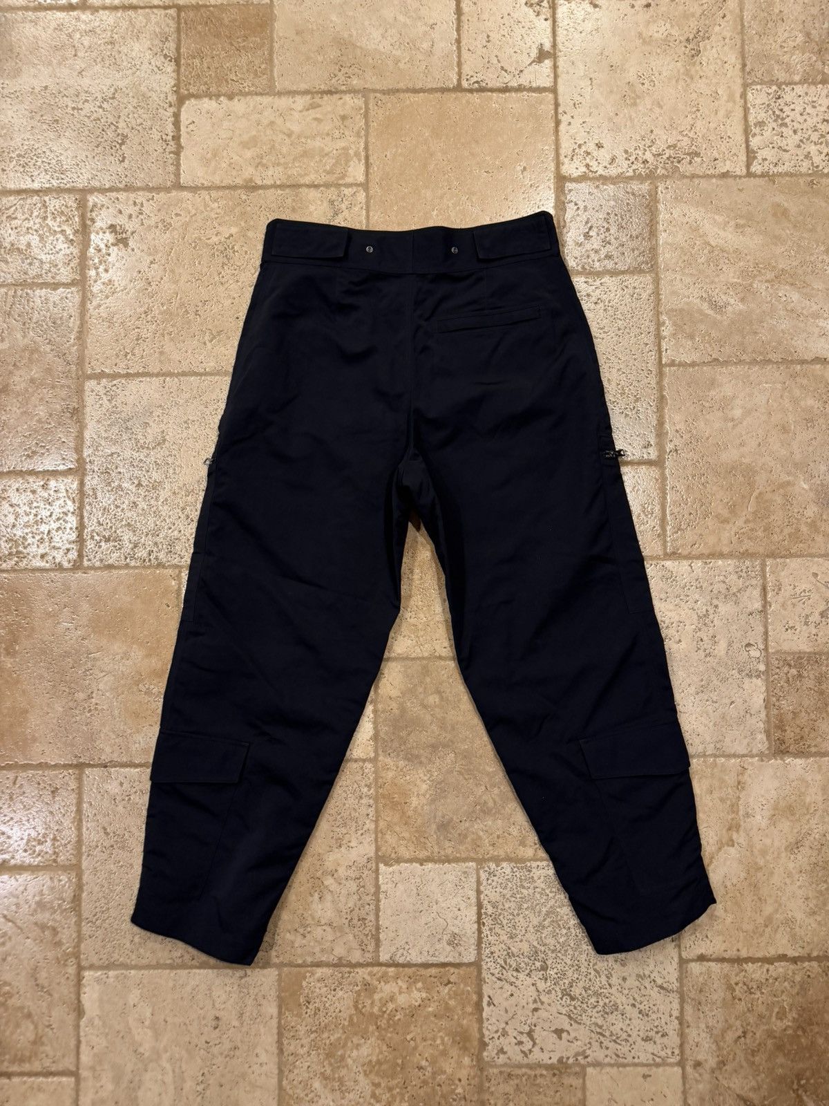 Bottega Veneta Bottega Veneta Tricot Multi Zip Cuff Cargo Black Nylon Pants Size US 34 / EU 50 - 5 Thumbnail