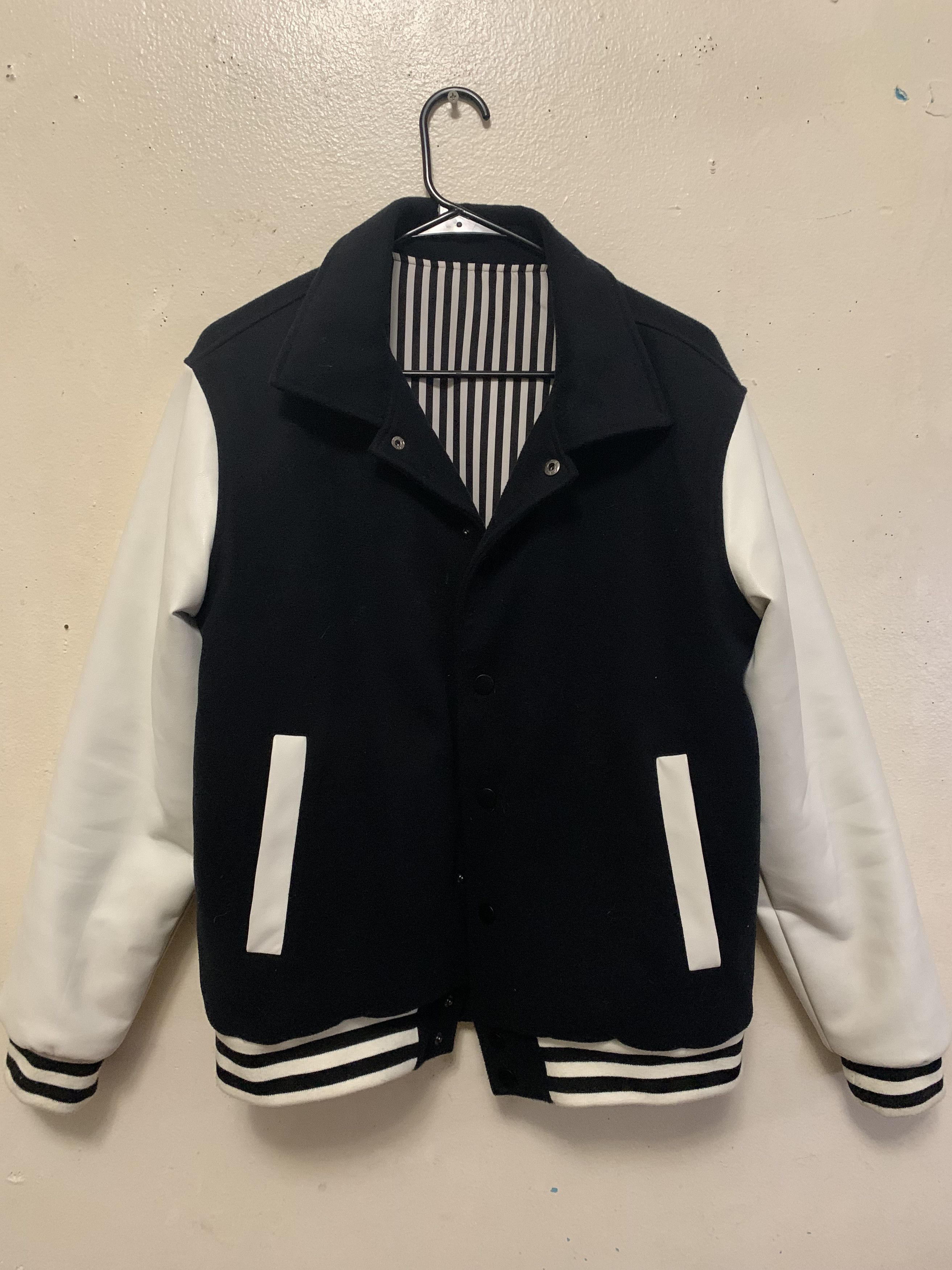 Other SAMPLE 1 of 1 Varsity Jacket ⊛ NAVY BLUE/WHITE ⊛ Brand New Size US M / EU 48-50 / 2 - 11 Thumbnail