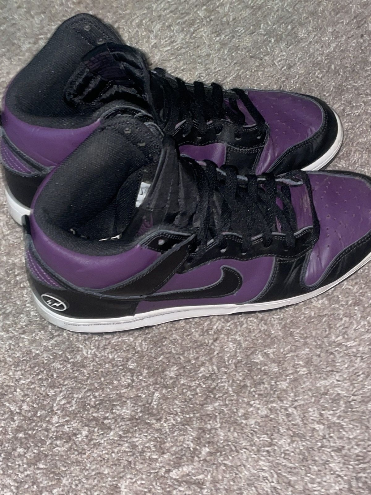 Fragment Design × Nike Nike Fragment Dunks size 11.5 black purple Size US 11.5 / EU 44-45 - 8 Thumbnail