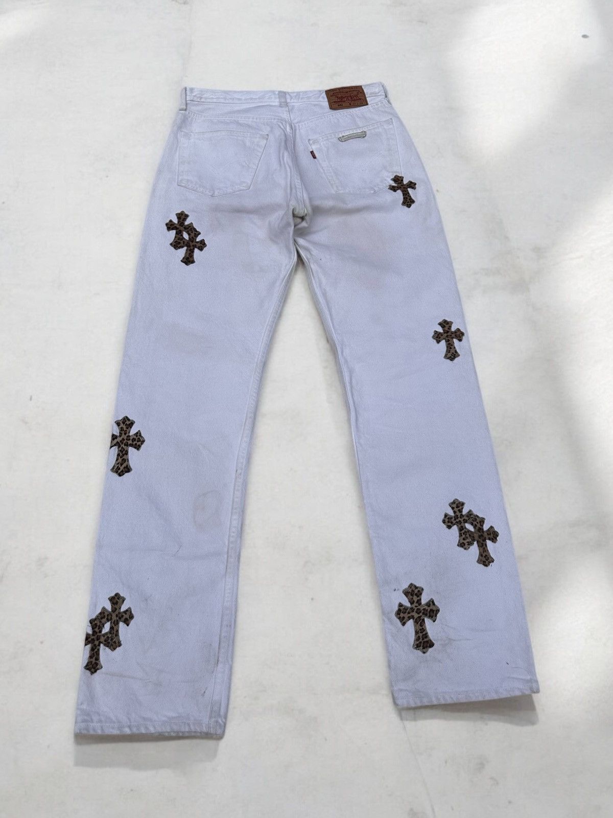 Chrome Hearts Chrome Hearts Leopard Patch Levi 501 Size US 31 - 2 Thumbnail