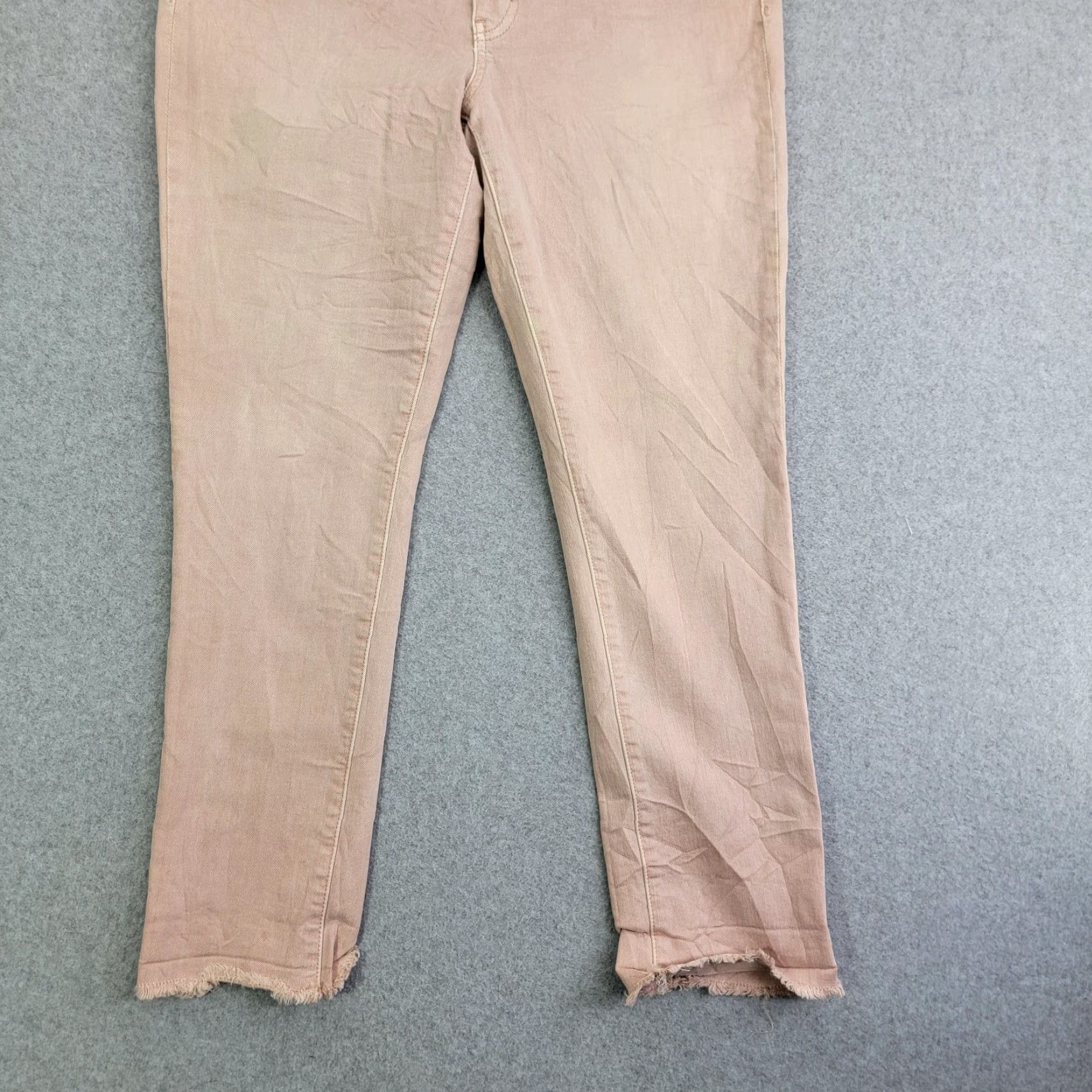 American Eagle Outfitters American Eagle Outfitters Jegging crop Super Stretch Jeans Womens 14 Reg salmon Size 36" / US 14 / IT 50 - 2 Thumbnail
