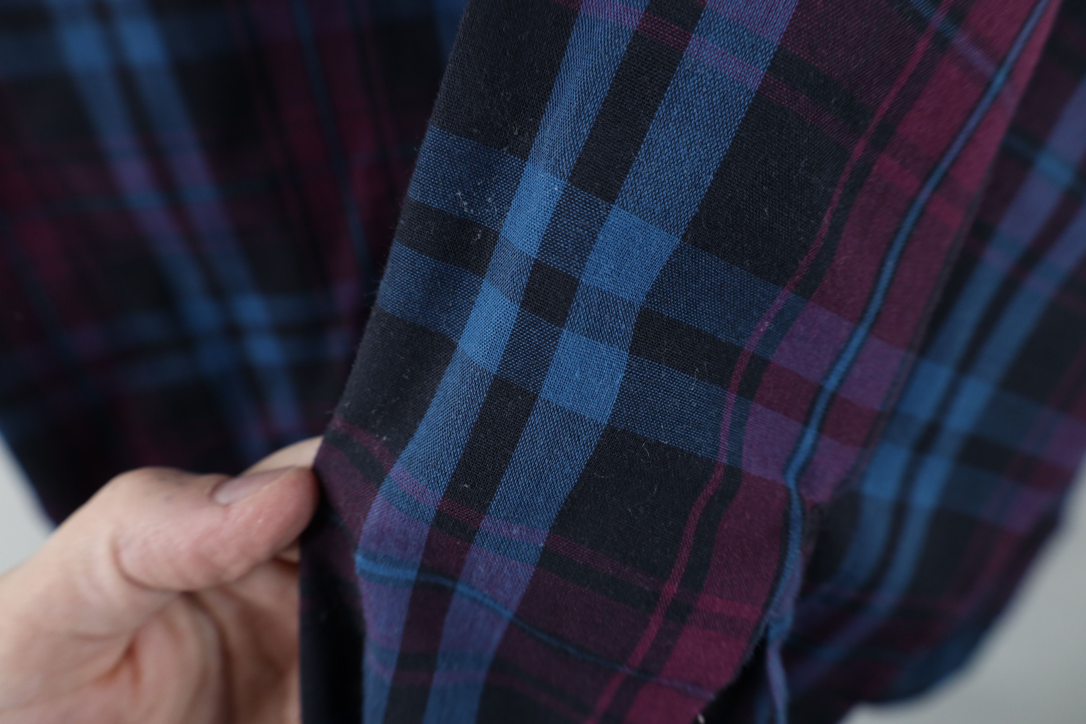 Levi's Vintage 80s Levis Thin Collared Button Down Shirt Plaid Size US L / EU 52-54 / 3 - 8 Thumbnail