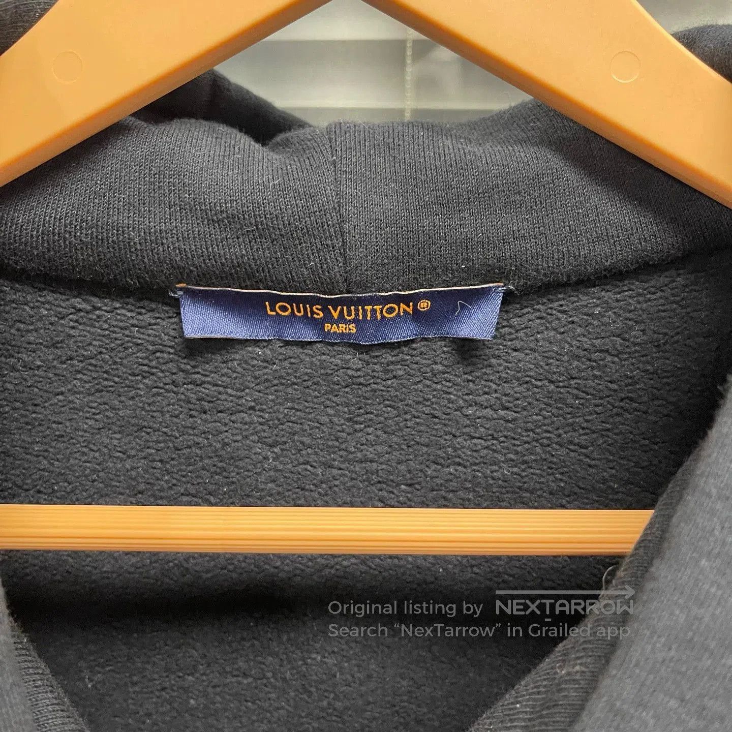 Louis Vuitton Black Hoodie with Drawstring and Front Pocket. Size US XL / EU 56 / 4 - 3 Thumbnail