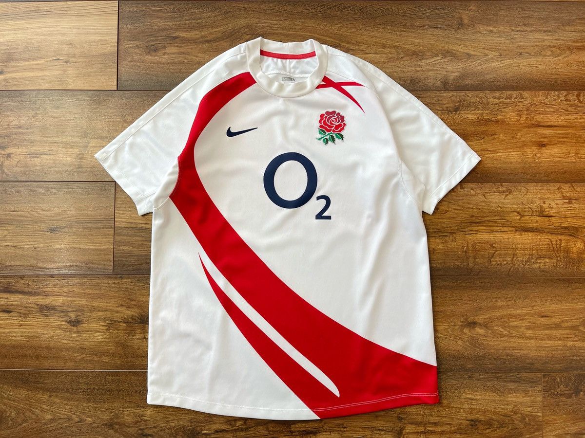 Other ENGLAND RUGBY UNION Home Shirt Jersey – NIKE 2007/2009 O2 L Size US L / EU 52-54 / 3 - 1 Thumbnail