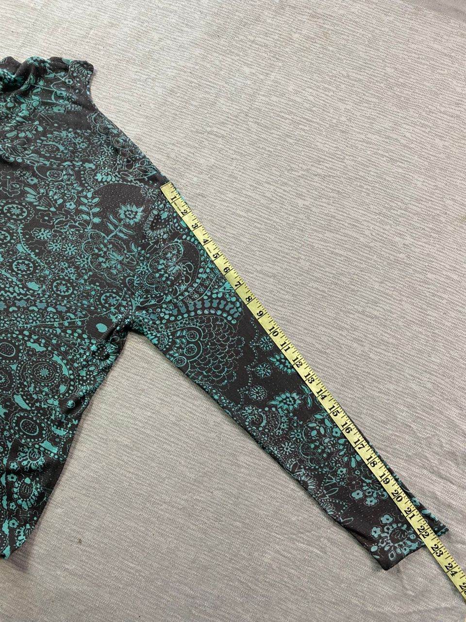 Designer × If Six Was Nine × Jean Paul Gaultier JPG Style - Christian Aujard Silk Mesh Top Long Sleeves Size M / US 6-8 / IT 42-44 - 11 Thumbnail