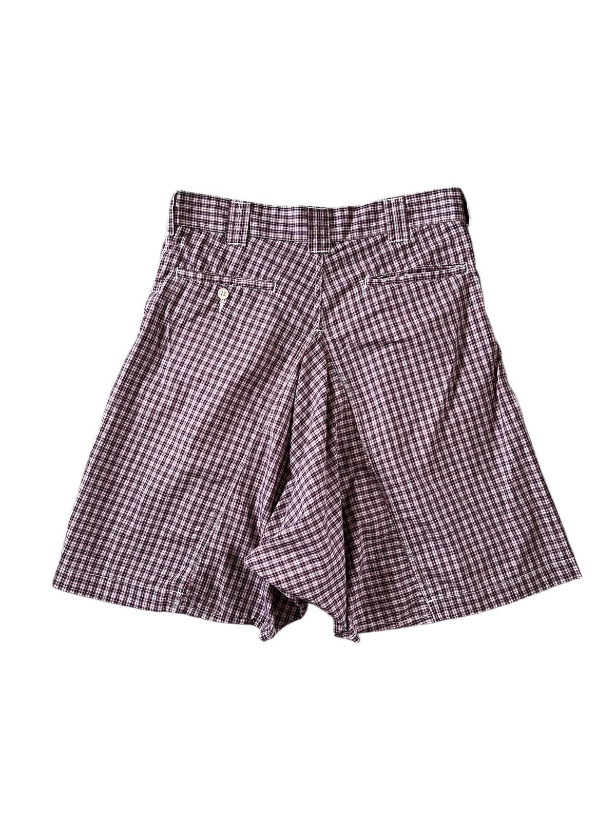 CABANE de ZUCCa CABANE de ZUCCA Checkered Hakama Shorts Size US 33 - 1 Thumbnail