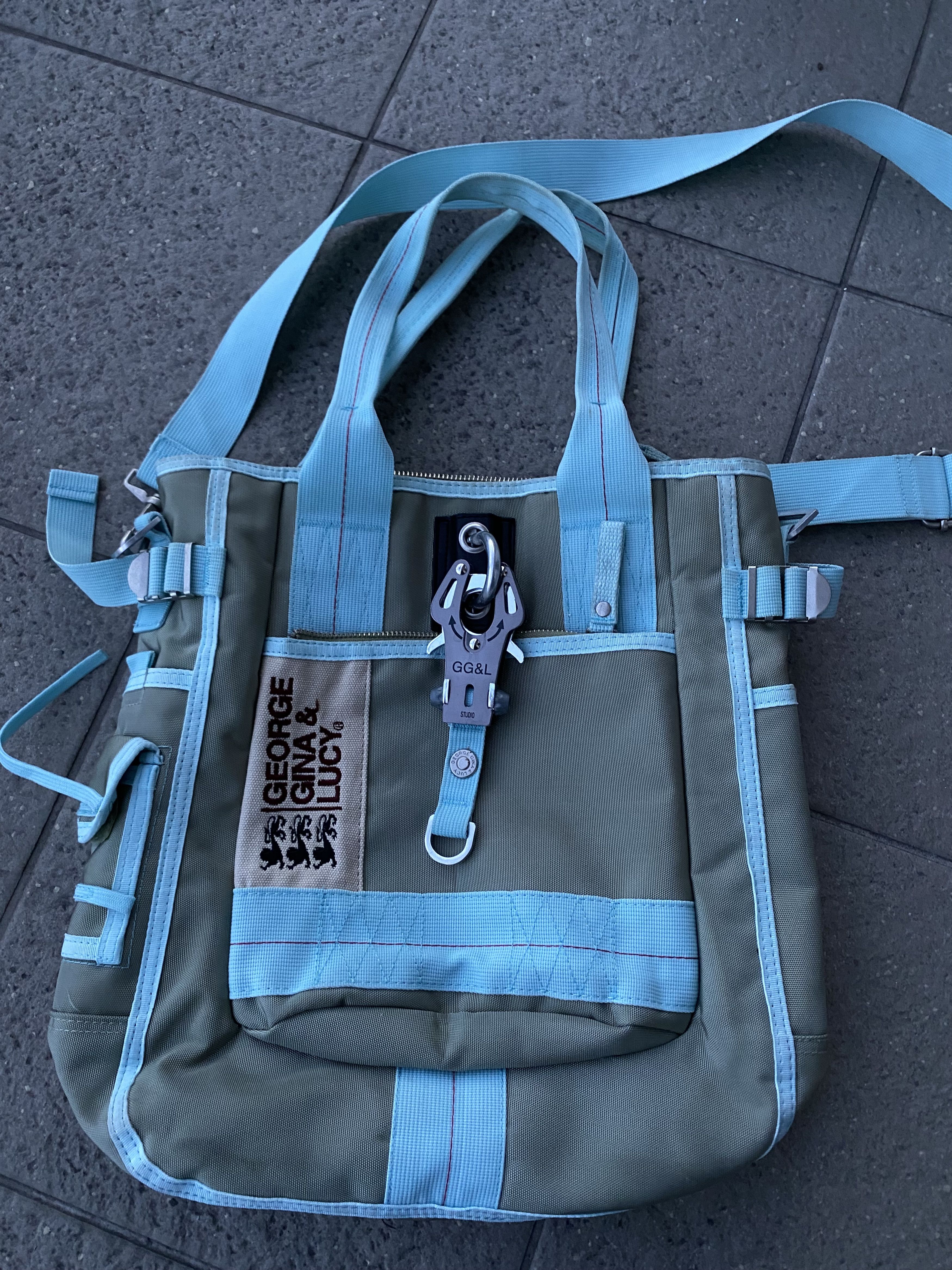 Japanese Brand Beige GGL Bag George Gina&Lucy Alyx Bag Style Cargo Size ONE SIZE - 1 Thumbnail