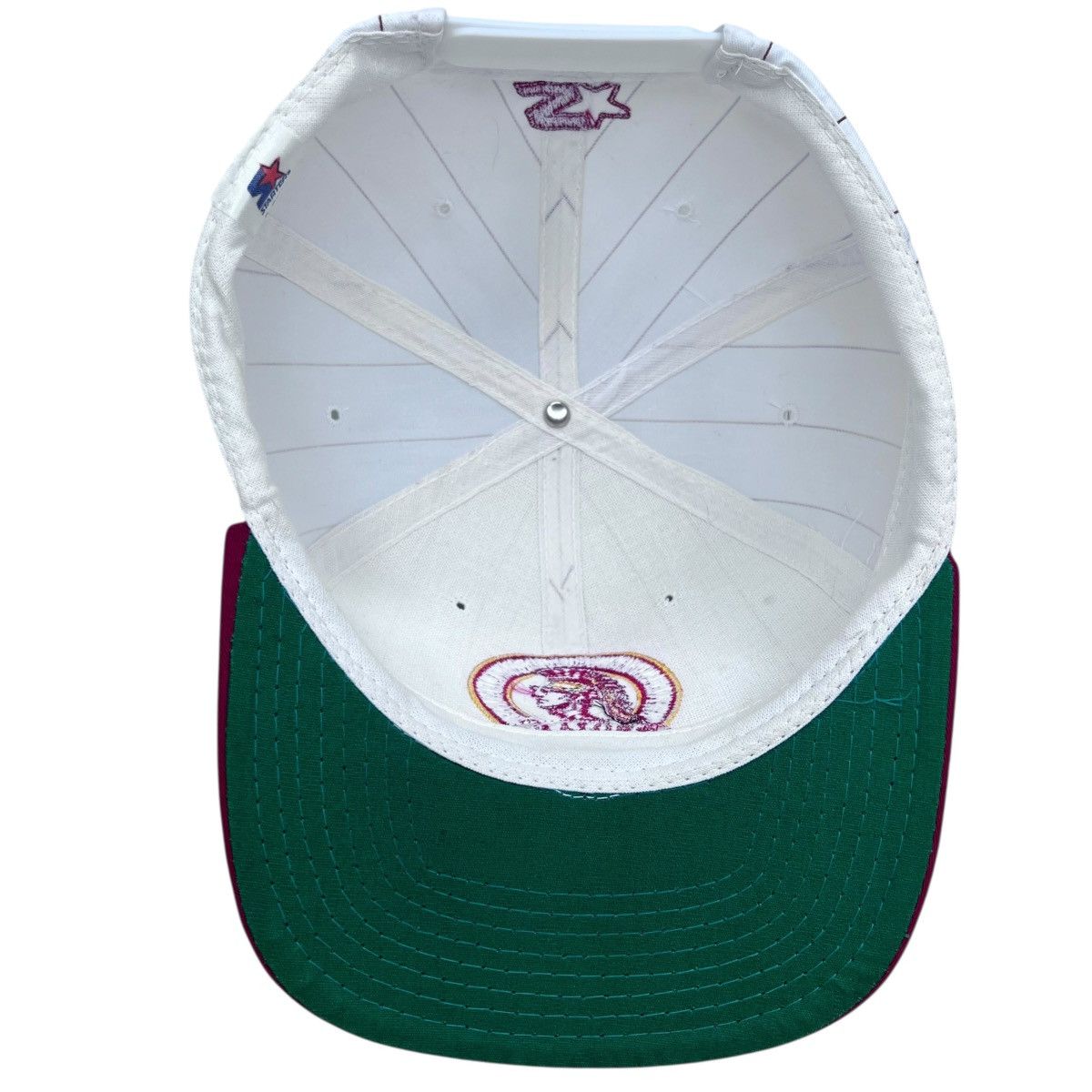 NCAA × Starter × Vintage Vintage 1990s NCAA USC Trojans Pinstripe Starter 1st Gen Hat Size ONE SIZE - 6 Thumbnail