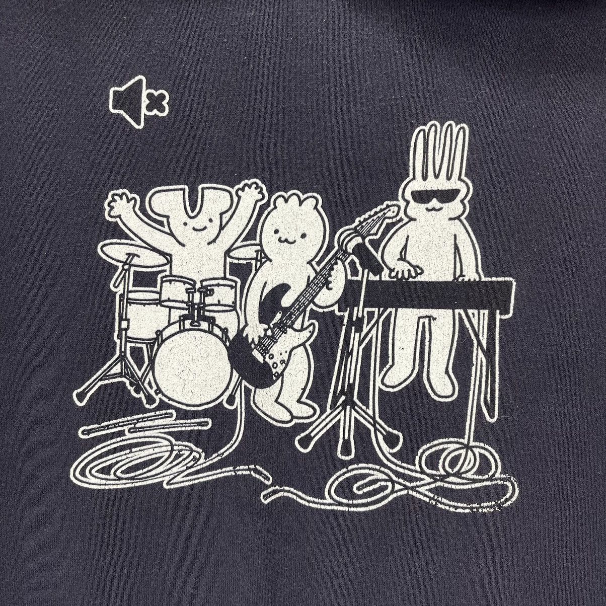 Japanese Brand Cartoon Band by PRINTSTAR Hoodie Pullover #1945/11 Size US L / EU 52-54 / 3 - 2 Thumbnail