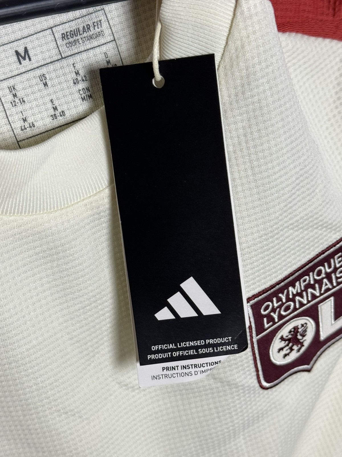 Adidas New Olympique Lyon 24/25 Third Football Jersey T-Shirt Size M / US 6-8 / IT 42-44 - 8 Thumbnail