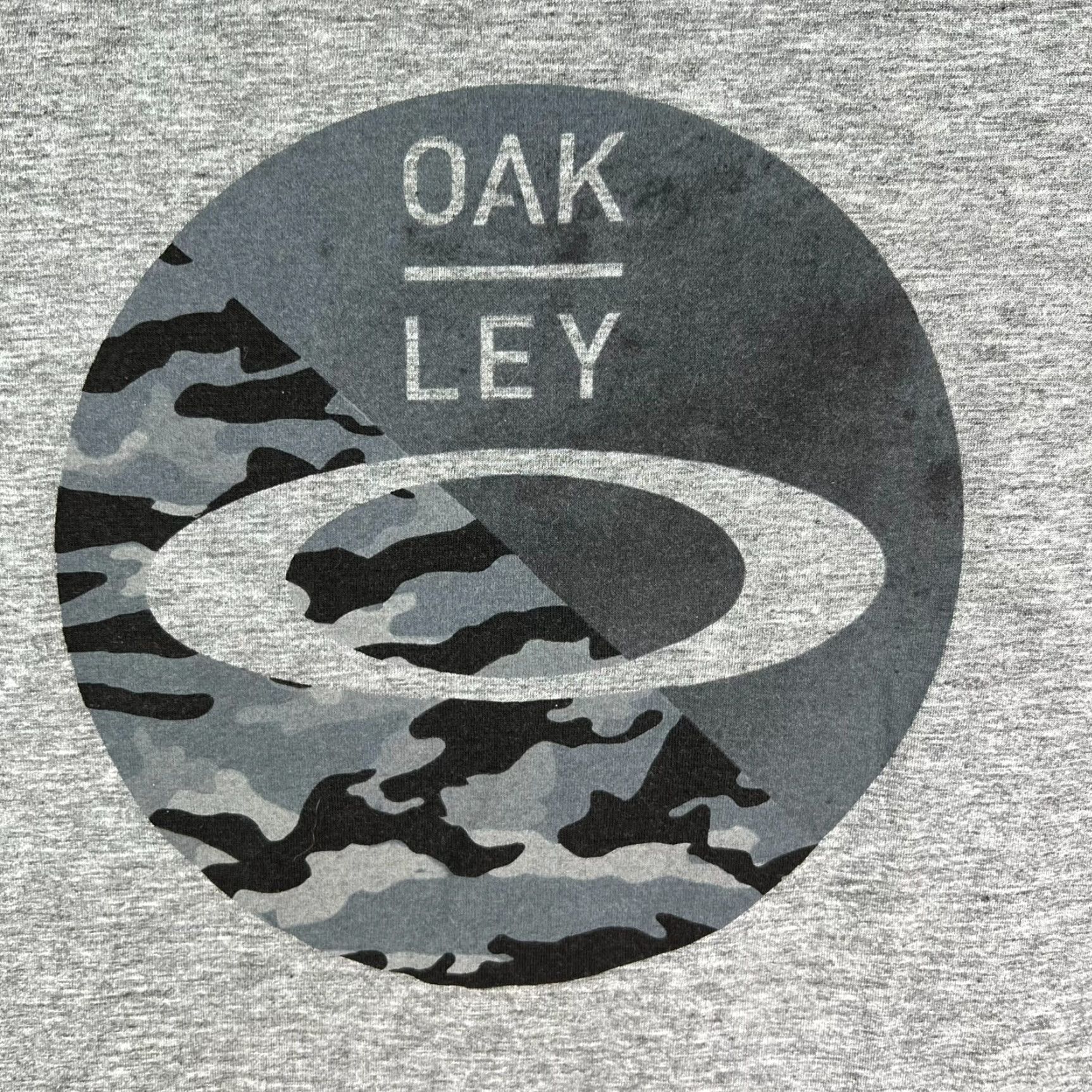 Oakley Oakley T Shirt Adult L Gray Logo Graphic Print California Motorcycle Crew Neck Short Sleeve Size US L / EU 52-54 / 3 - 2 Thumbnail