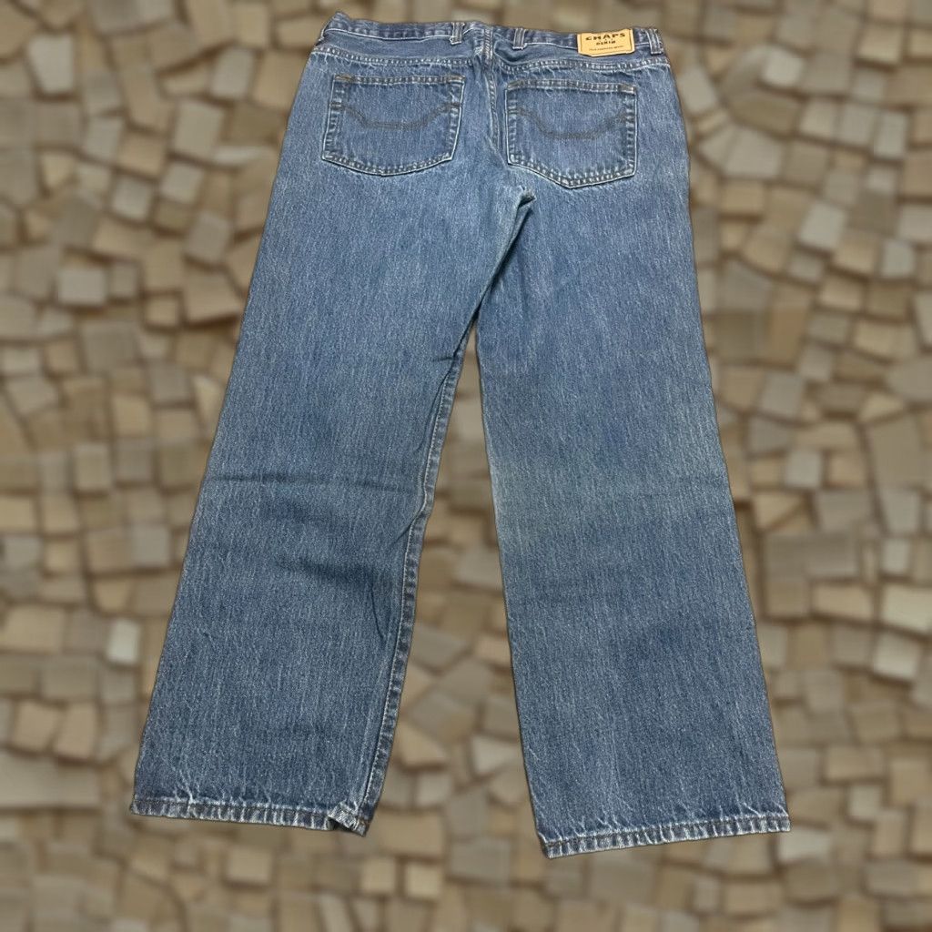Chaps CHAPS Jeans Men's 36x30 Blue Denim Straight Leg 5-Pockets Dark Wash Regular Inseam 30 in Jeans Mens Size US 36 / EU 52 - 1 Thumbnail