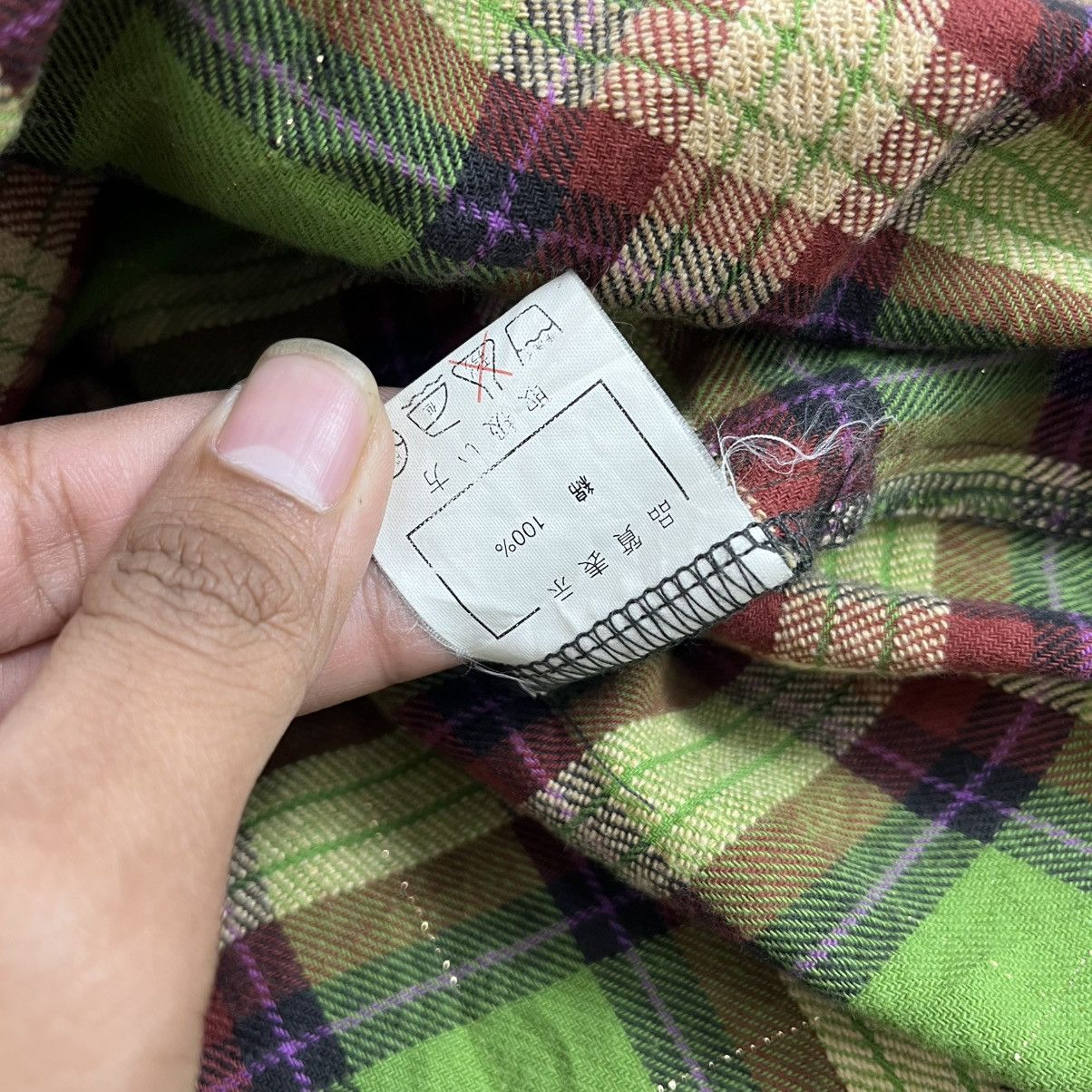 Number (N)ine 2000s Breathmint Patchwork Plaid Western Distressed Shirt Size US M / EU 48-50 / 2 - 9 Thumbnail