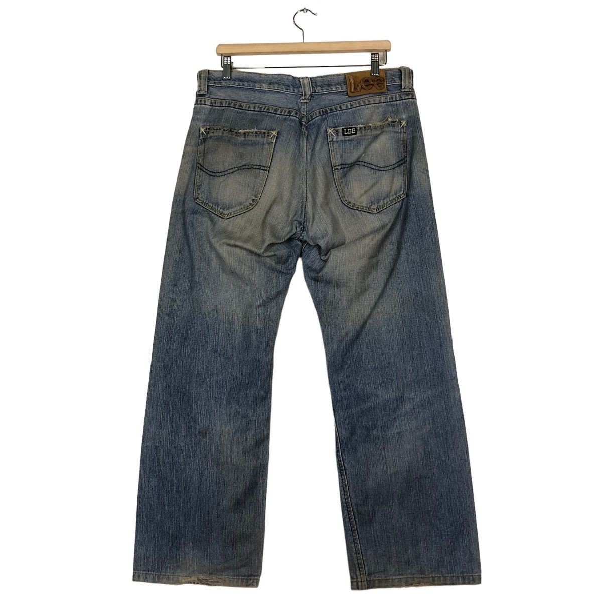 Japanese Brand 🔥VINTAGE SELVEDGES DENIM JEANS LEE USA Size US 34 / EU 50 - 8 Thumbnail
