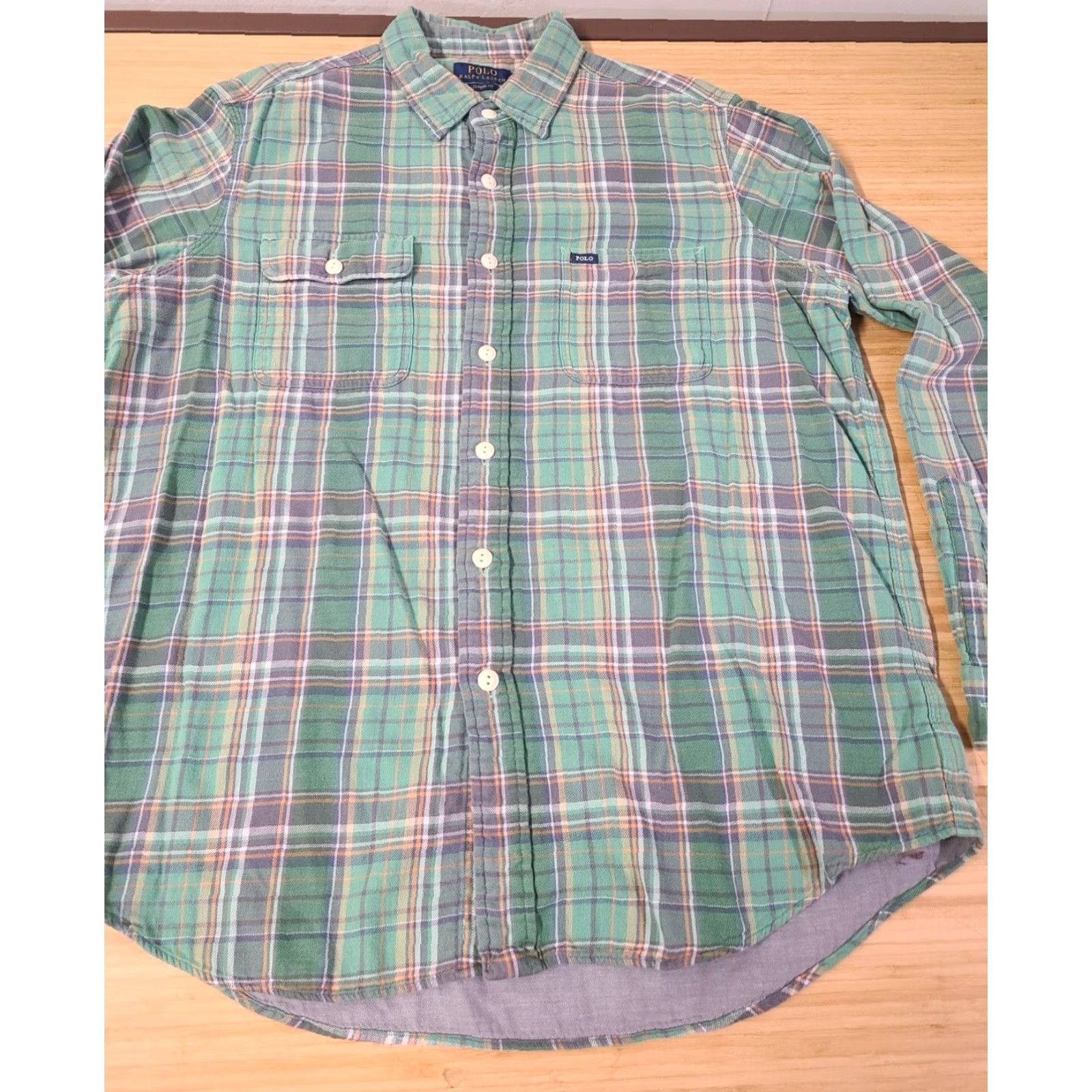 Polo Ralph Lauren Polo Ralph Lauren Flannel Shirt Men's XL Colorful Plaid Button Up Classic Fit Size US XL / EU 56 / 4 - 3 Thumbnail