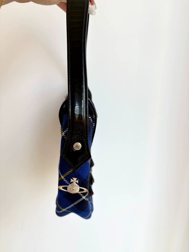 Vivienne Westwood Vivienne Westwood size os Blue checkered horsehair tassel s Size ONE SIZE - 5 Thumbnail