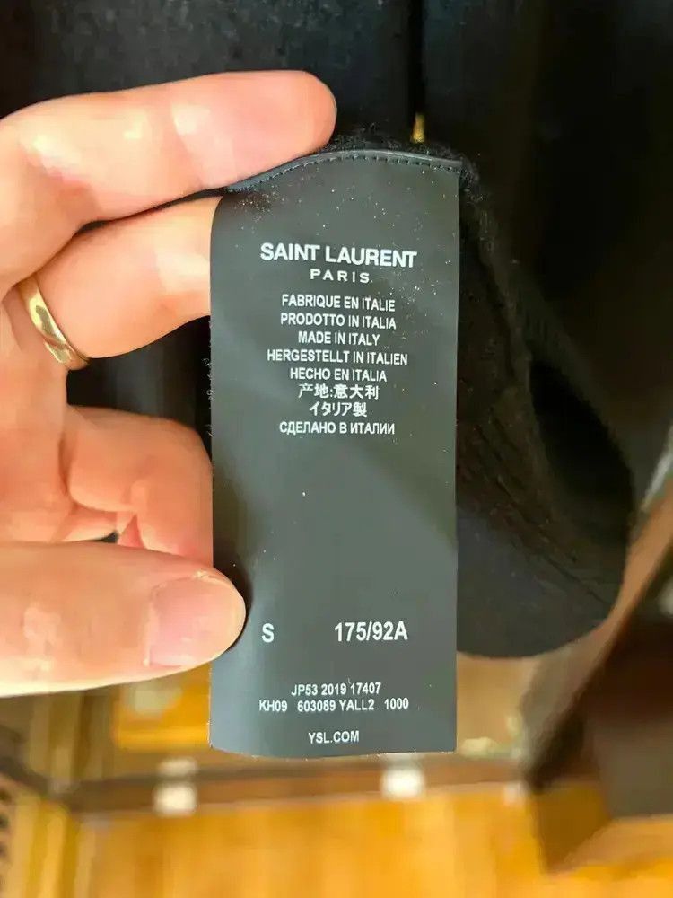 Saint Laurent Paris Saint Laurent Paris 21AW Cashmere Knitwear Sweater-2507 Size US S / EU 44-46 / 1 - 3 Thumbnail