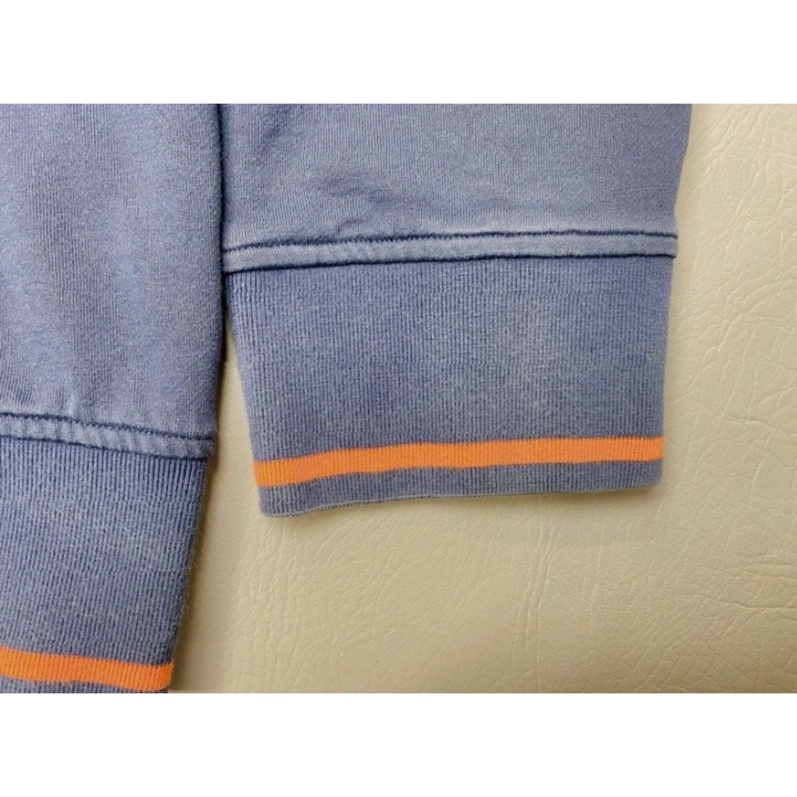 Psycho Bunny Psycho Bunny Hoodie Mens 3XL Blue Orange Full Zip Long Sleeve Sweatshirt Logo Size US XXL / EU 58 / 5 - 4 Thumbnail