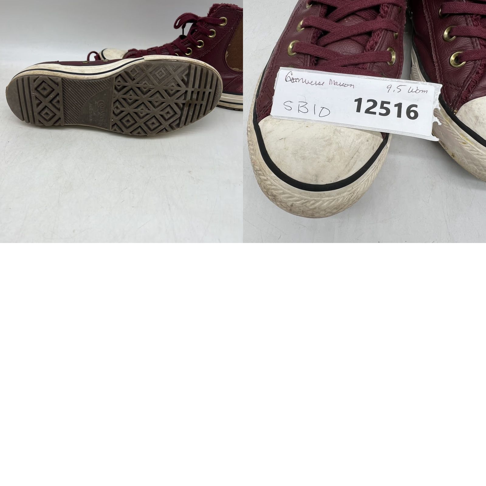 Converse Converse Chelsea Boot Hi Deep Bordeaux Sneakers 9.5 Women Leather Star Chelsea Sneaker Lace Up Size US 8 / IT 38 - 8 Thumbnail
