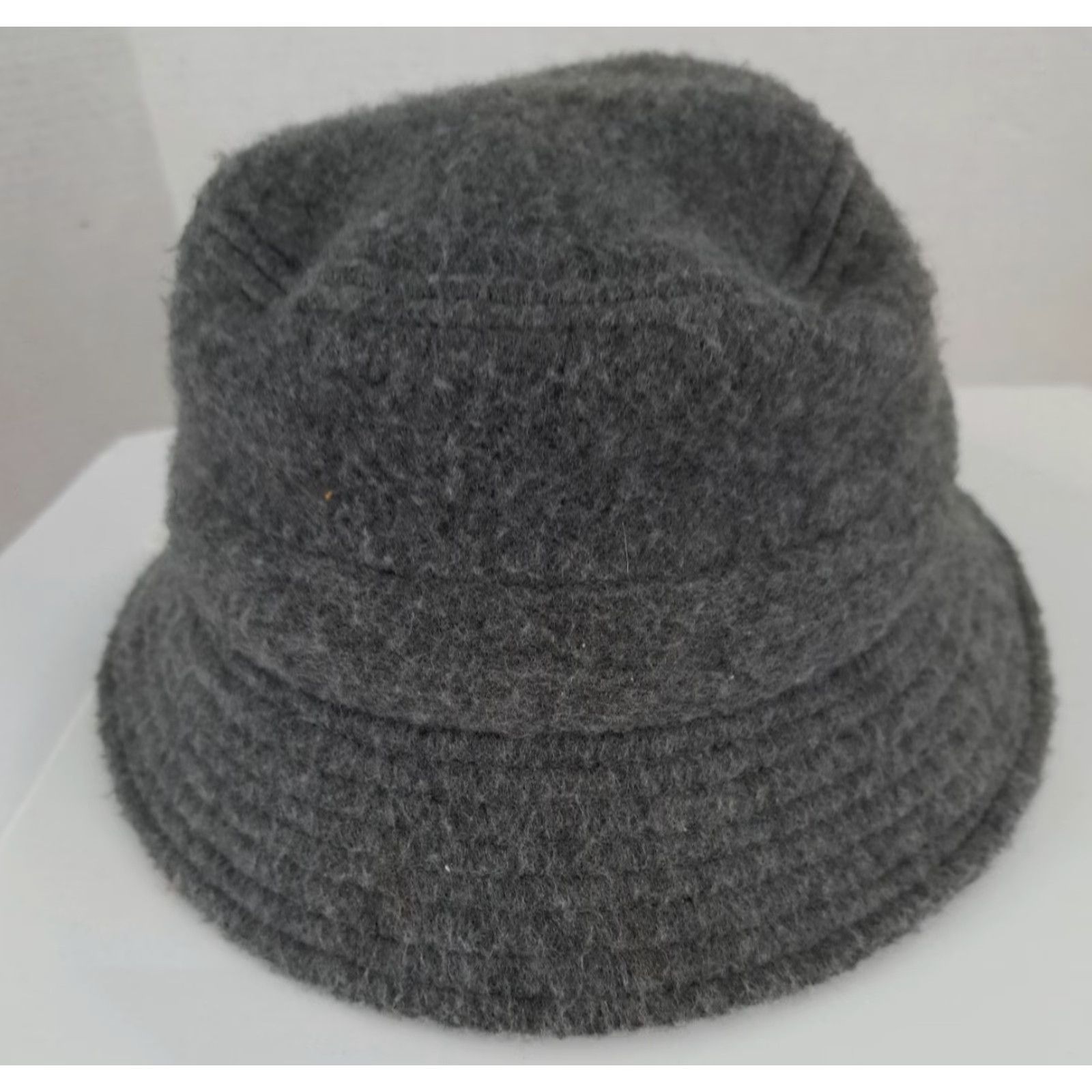 Vintage VINTAGE Columbia Wool Grey Sunday Fedora Hat USA Small/Adjustable 7 1/4 Men Fedora Church Holiday Cap Size ONE SIZE - 2 Thumbnail