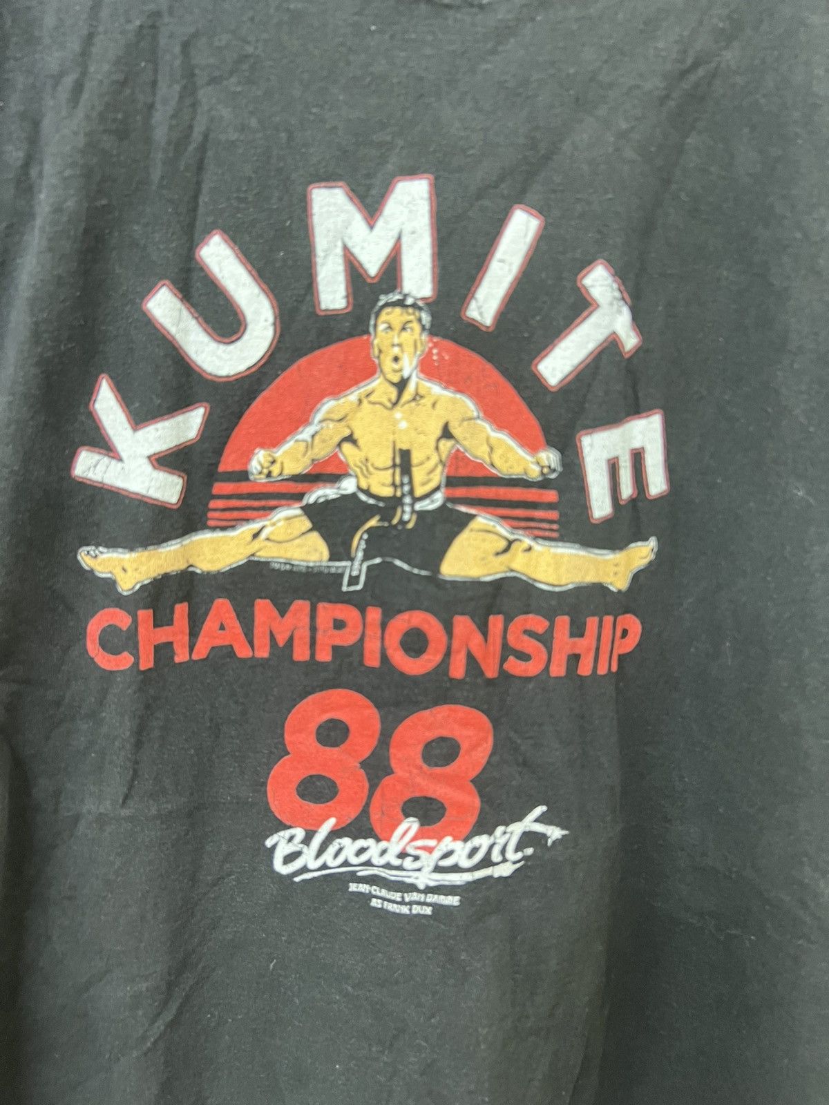 Vintage Vintage Kumite Bloodsport Movie Tee Size US XXL / EU 58 / 5 - 2 Thumbnail
