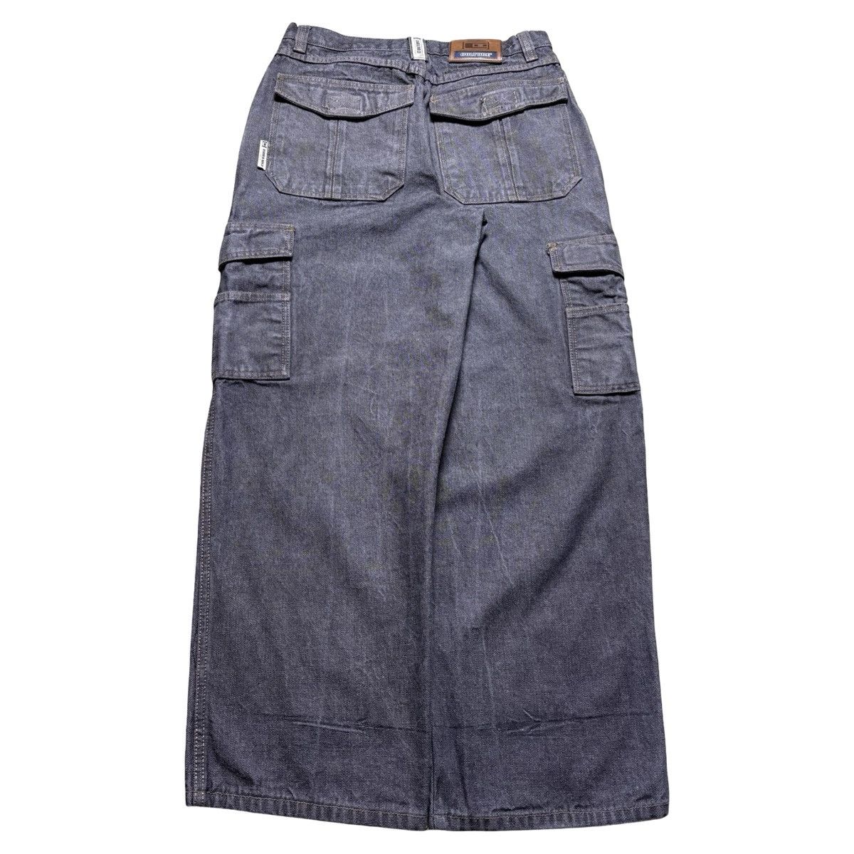 Other Vintage Culture Y2K Gray Denim Jeans Wide Leg Skater 34X32 Size US 34 / EU 50 - 2 Thumbnail