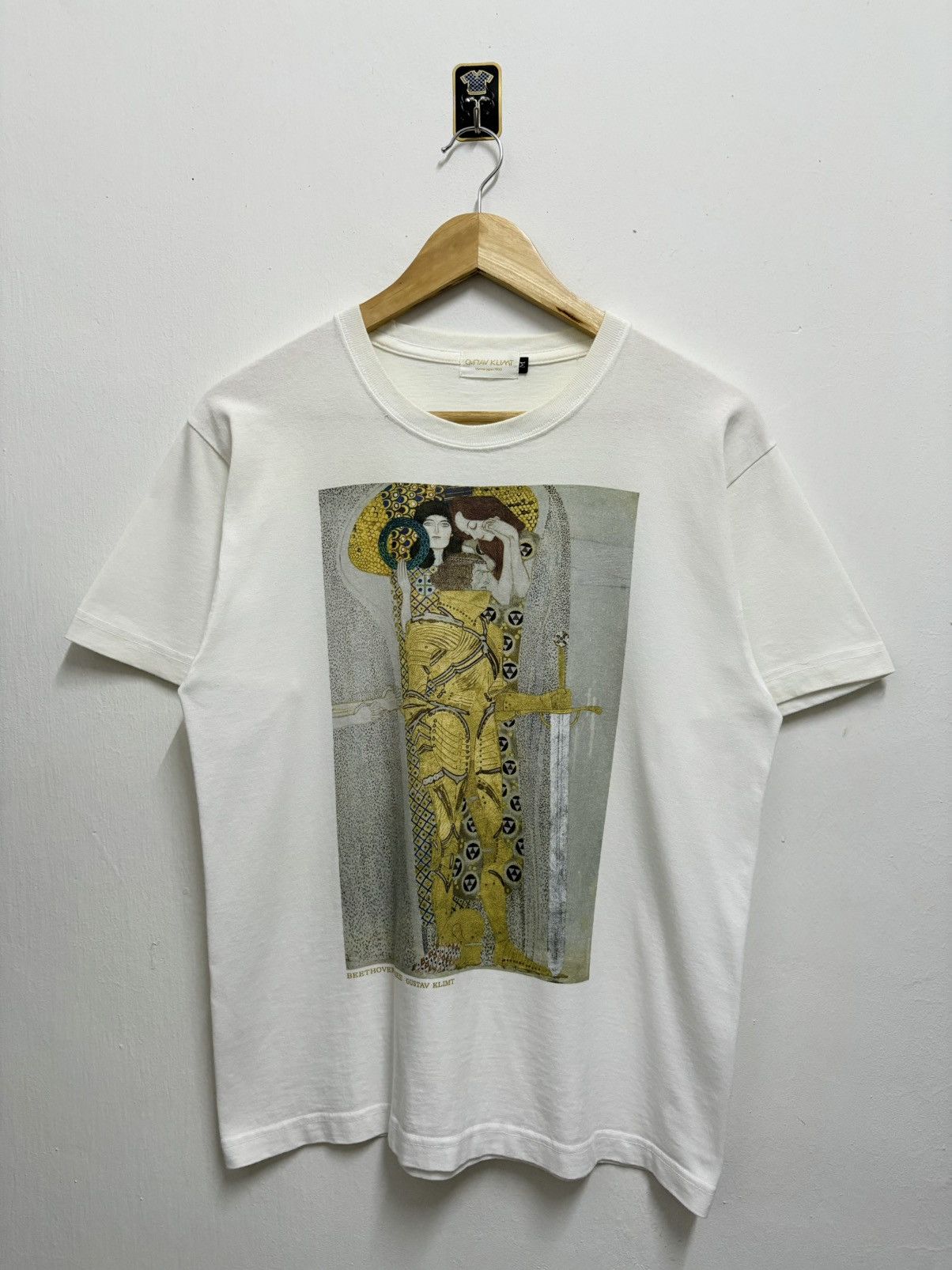 Vintage 2000's Gustav Klimt VJ 1900 " Beethoven Frieze " T-Shirt Size US S / EU 44-46 / 1 - 1 Thumbnail