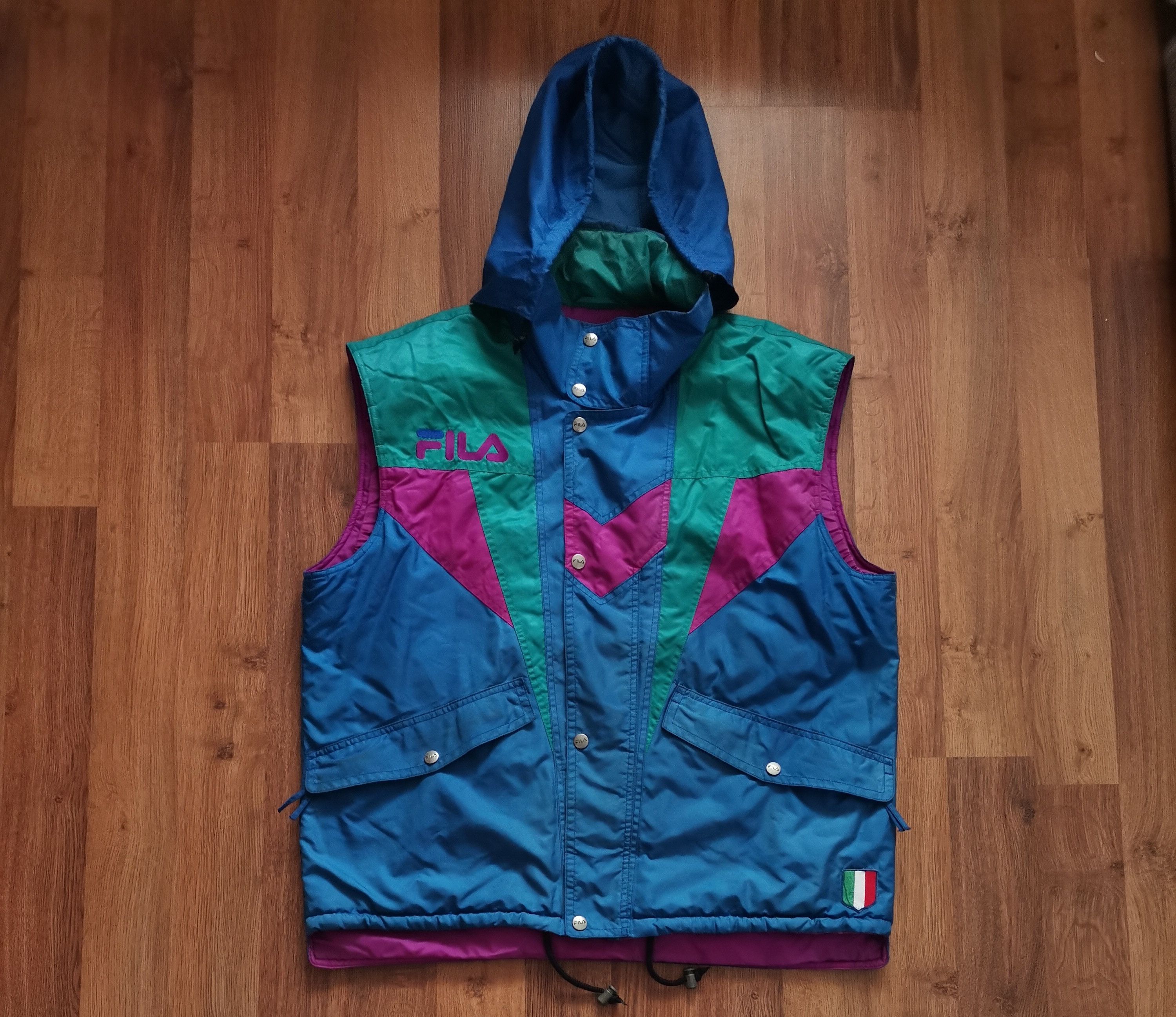 Fila Vintage Fila Vest Size US XL / EU 56 / 4 - 1 Thumbnail
