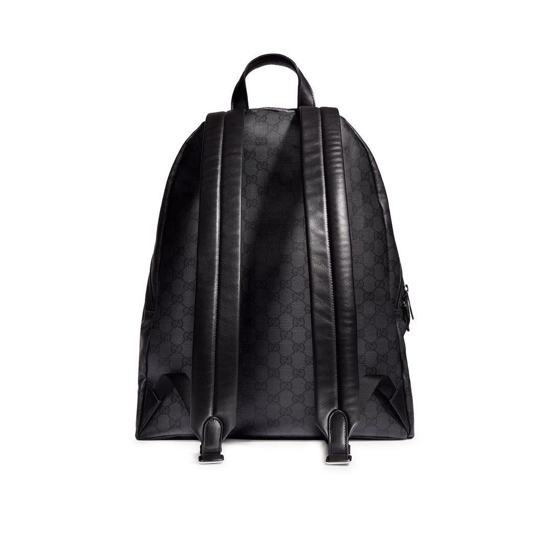 Gucci GUCCI Essence Classic Medium $2400 Black GG Canvas Backpack Size ONE SIZE - 3 Thumbnail