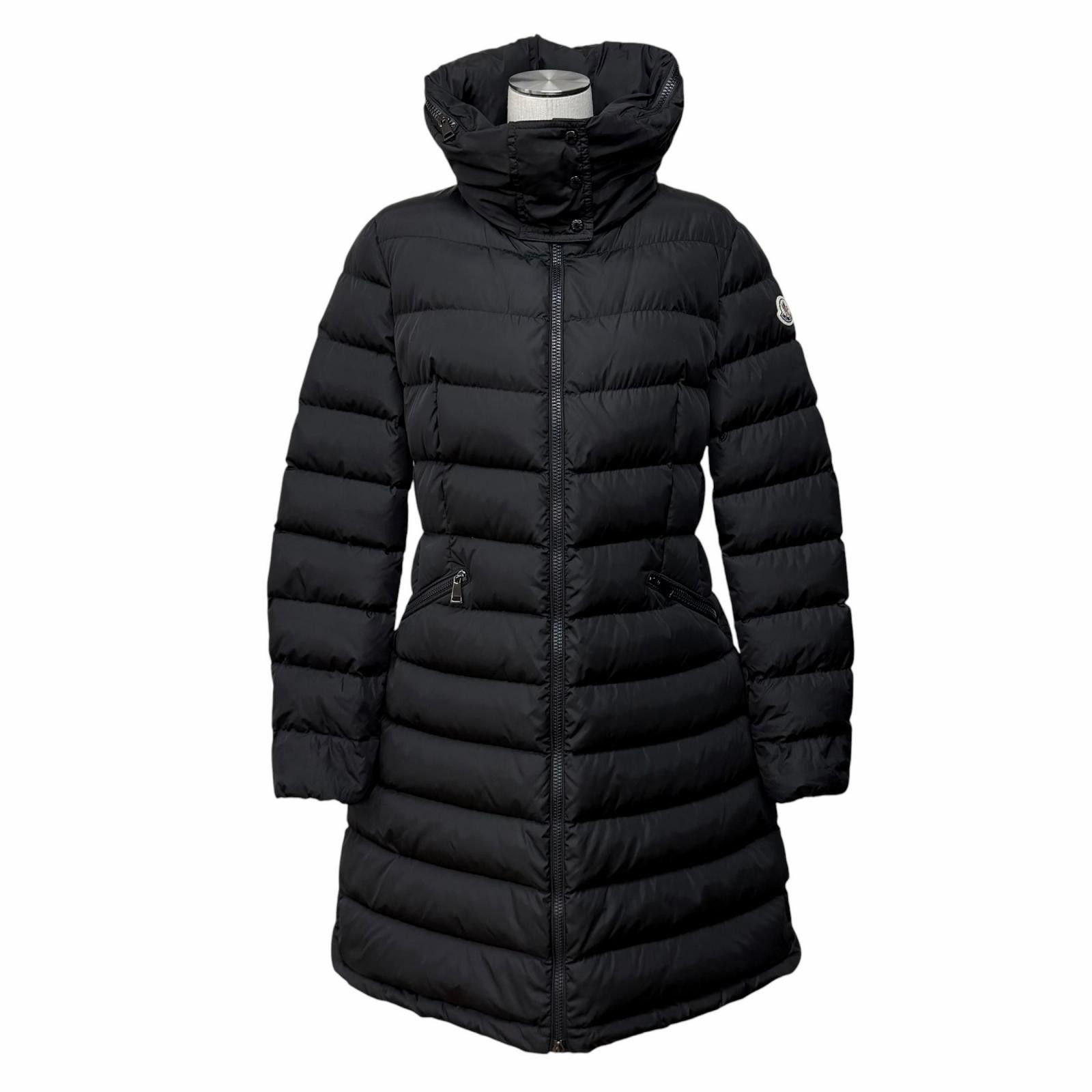 Moncler Moncler Moncler Flammette Nylon Down Coat Textile Outerwear DUTY FREE for USA Size ONE SIZE - 1 Thumbnail